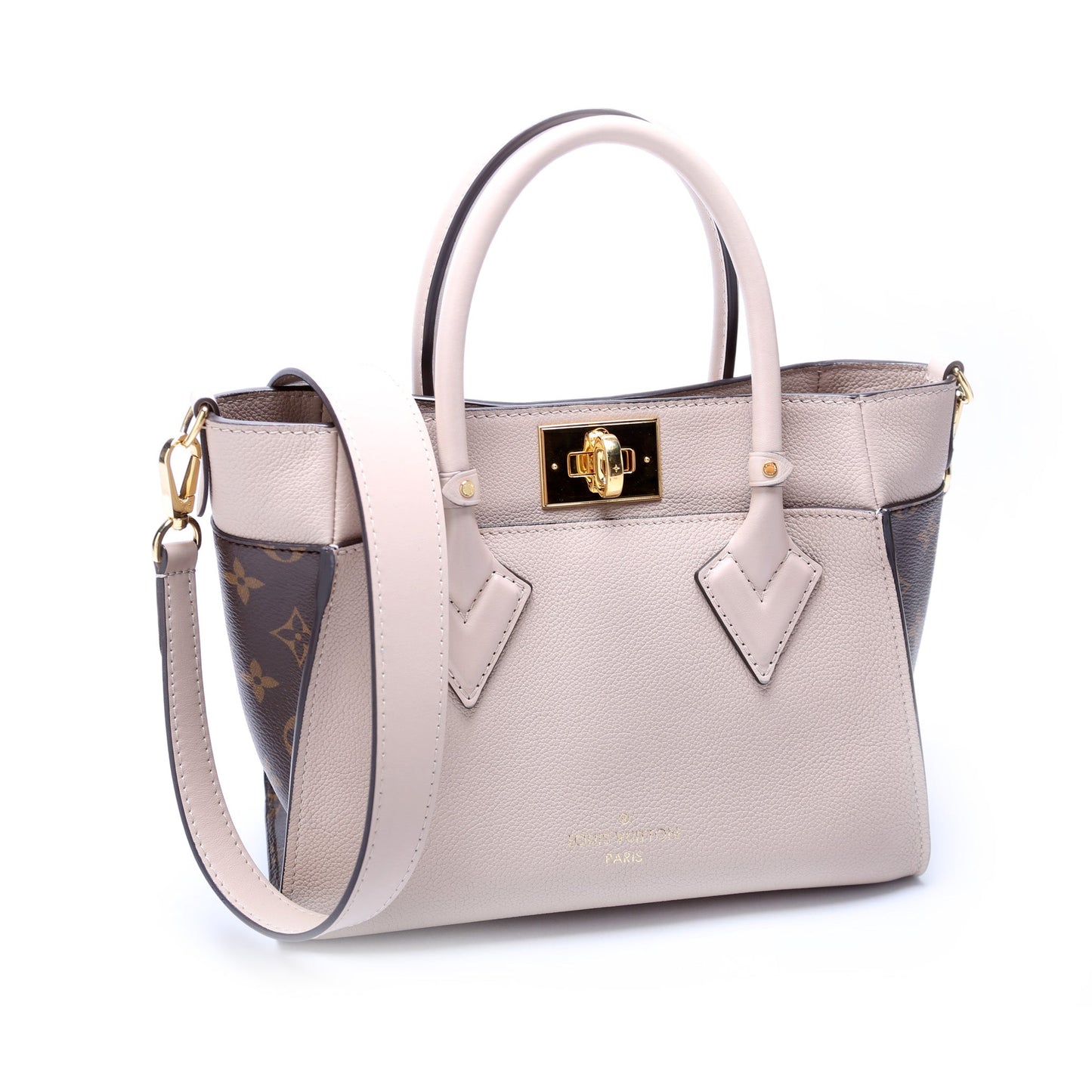 Louis Vuitton On My Side PM Monogram Calfskin Handbag Monogram 1