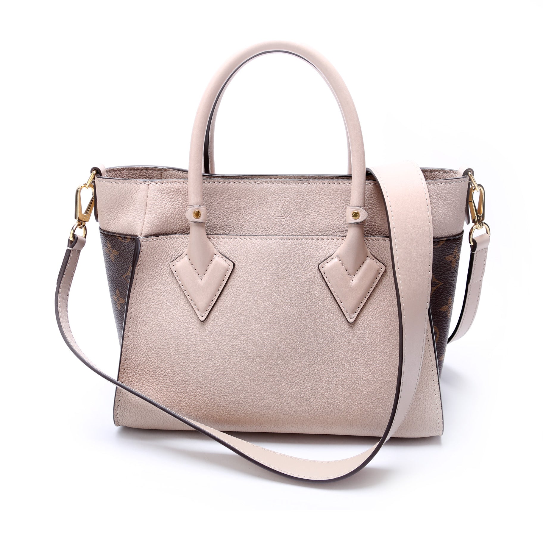 Louis Vuitton On My Side PM Monogram Calfskin Handbag Monogram 1