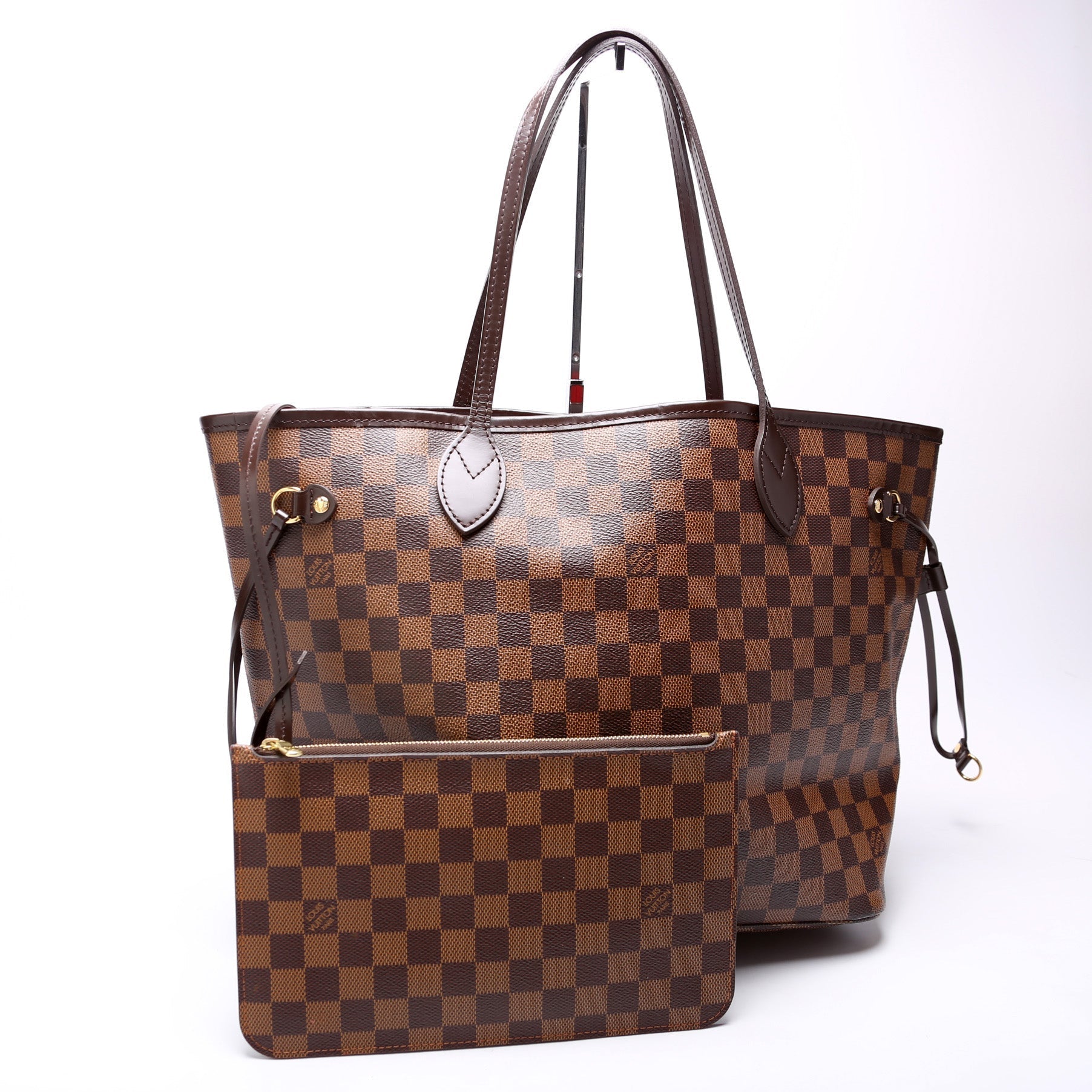 Louis Vuitton Neverfull MM W Ebene Damier Wallet Case Ebene 23