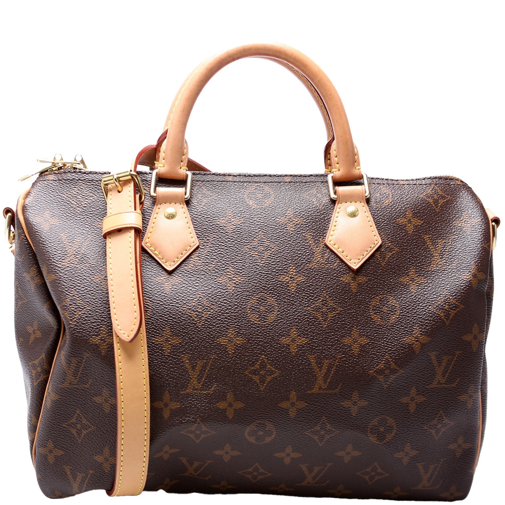 Louis Vuitton Speedy 30 Bandouliere Monogram Handbag Monogram 8