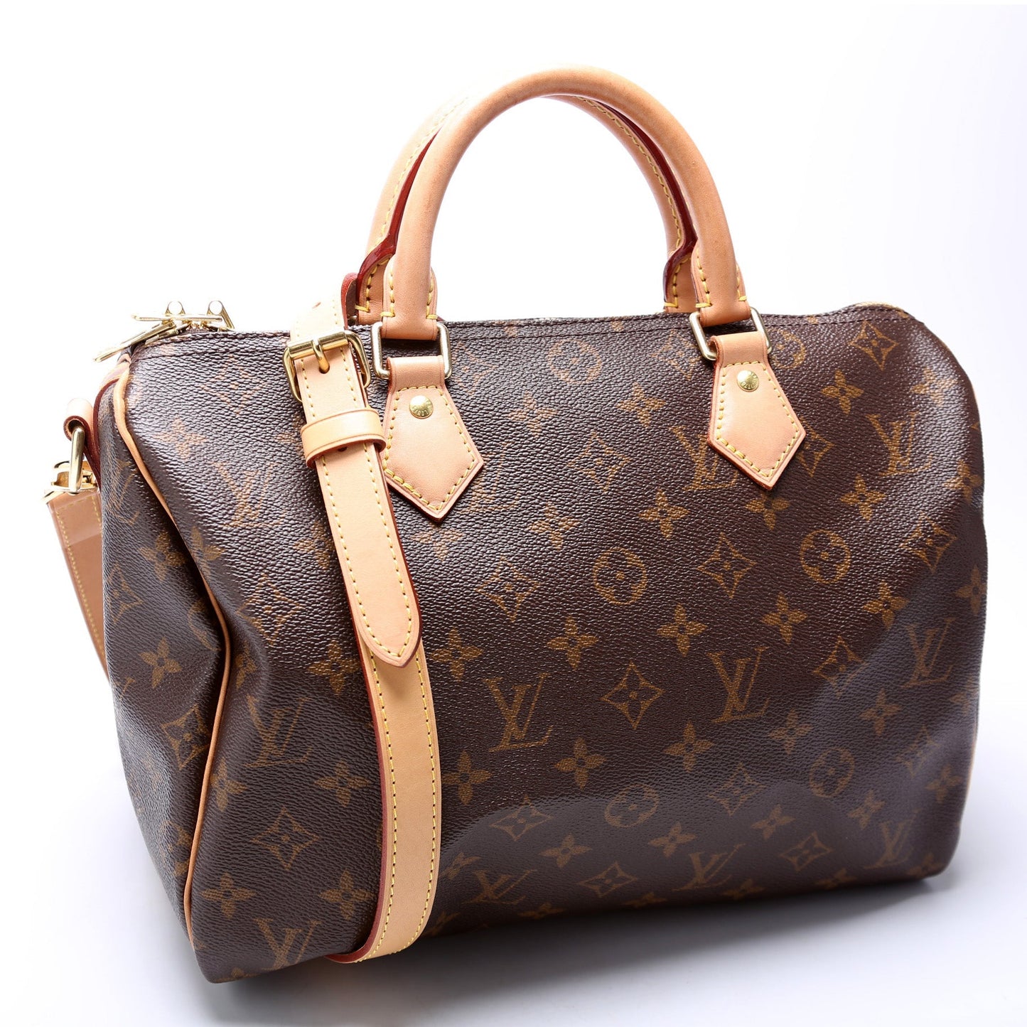 Louis Vuitton Speedy 30 Bandouliere Monogram Handbag Monogram 8