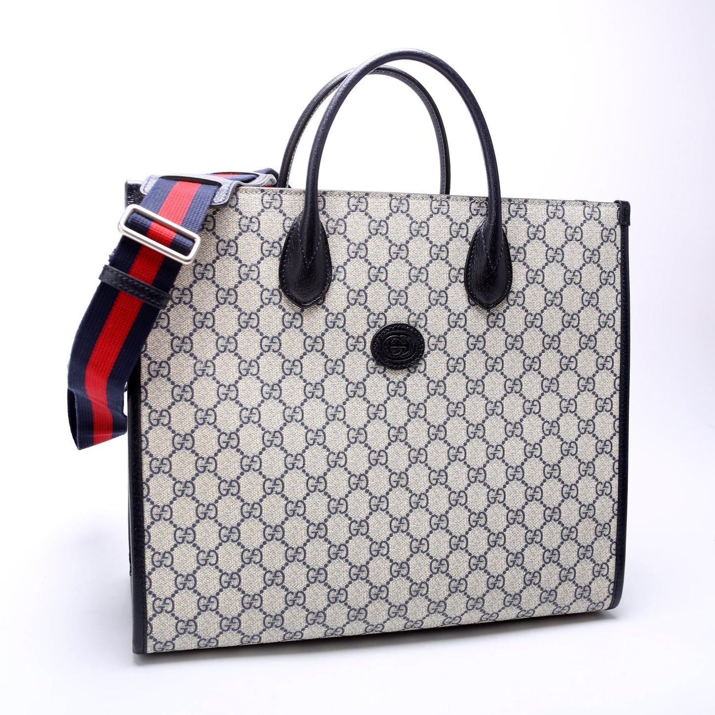 Gucci GG Supreme Interlocking G Medium Tote Bag
