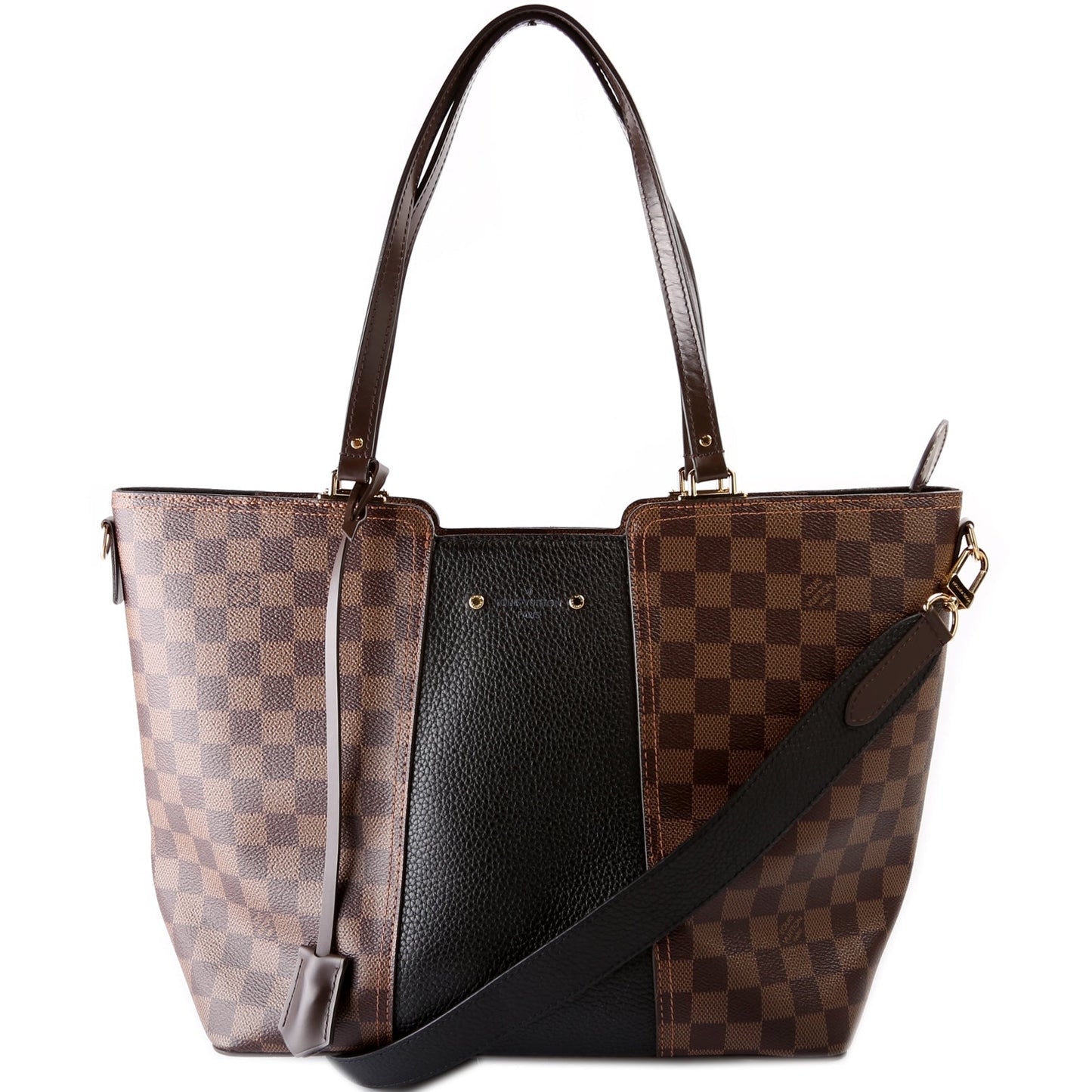 Louis Vuitton Jersey Ebene Damier Handbag Damier Ebene