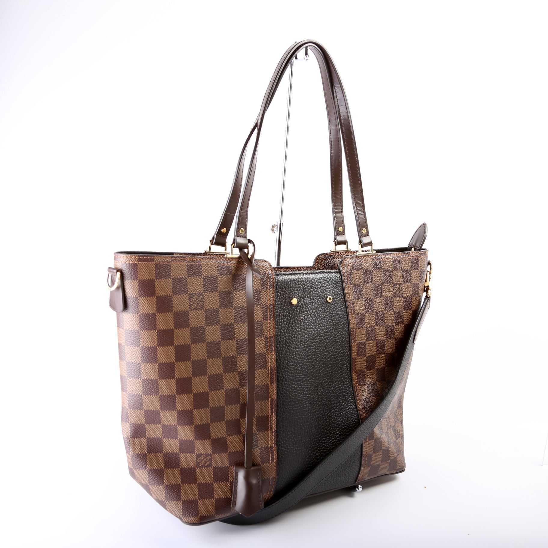 Louis Vuitton Jersey Ebene Damier Handbag Damier Ebene