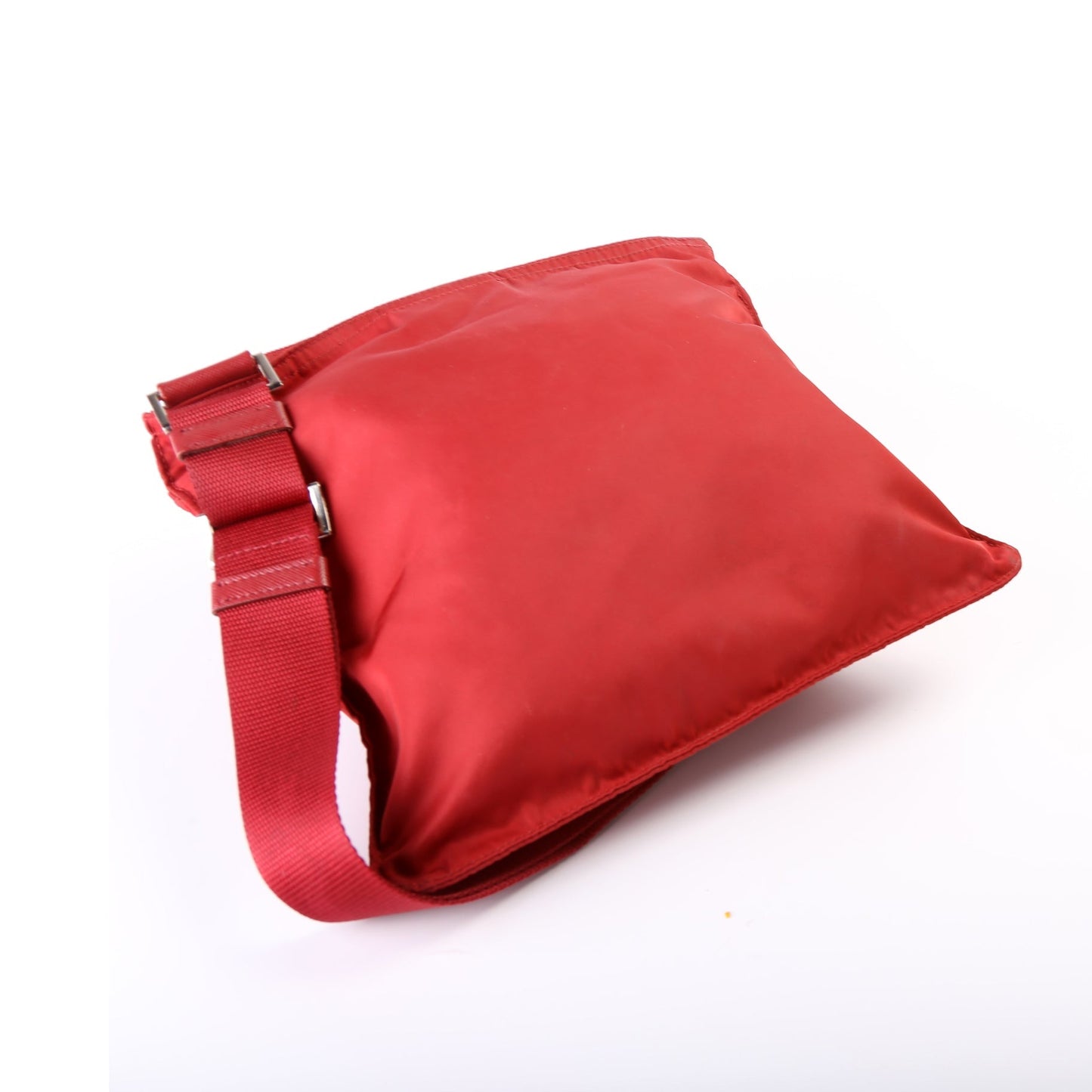 Prada Flat Messenger Bag Nylon Small Shoes