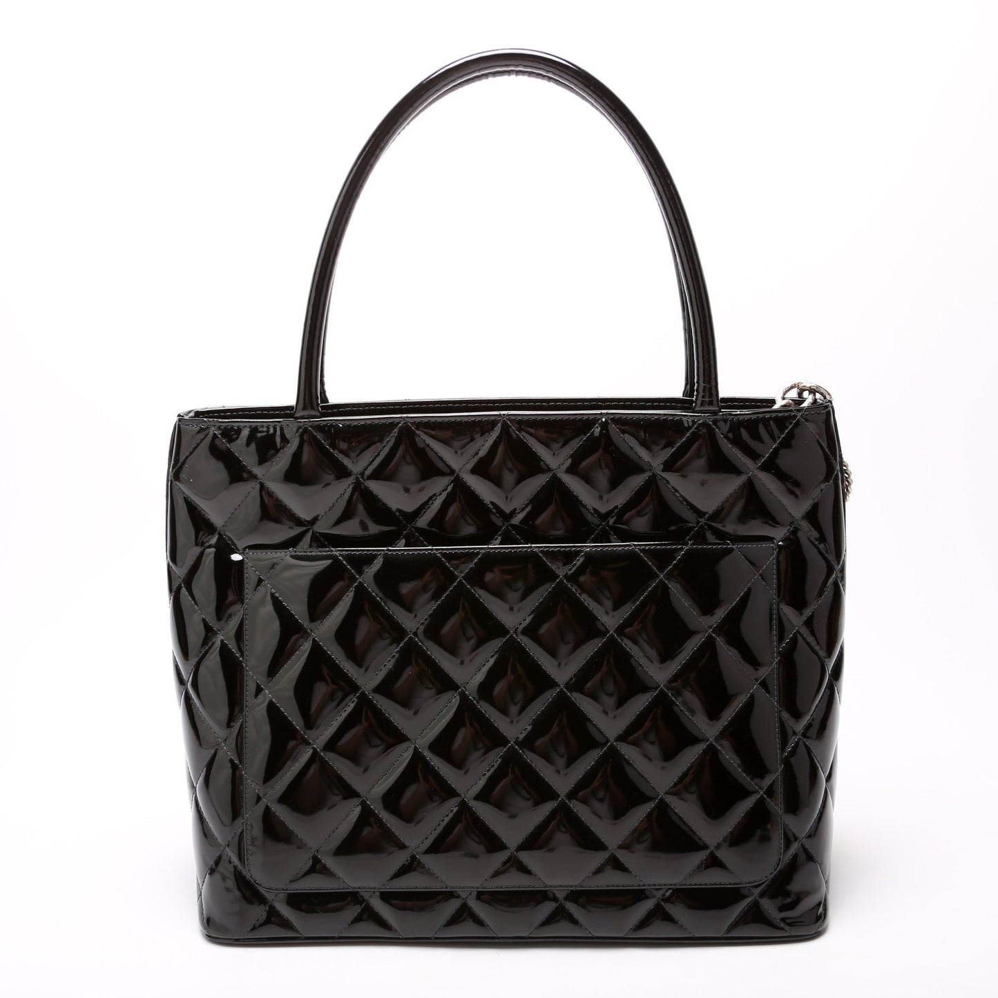 Chanel Medallion Patent Tote Bag