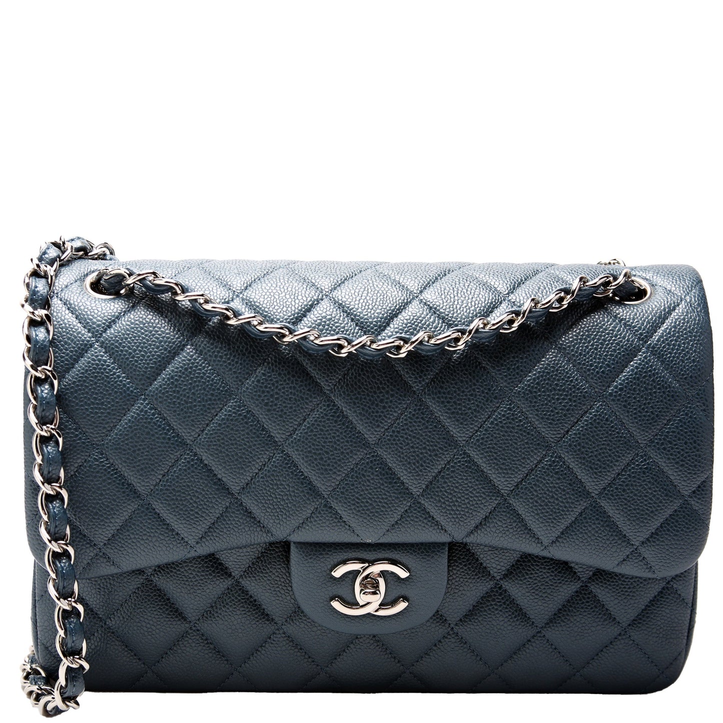 Chanel Classic Flap Jumbo Caviar 20M Handbag