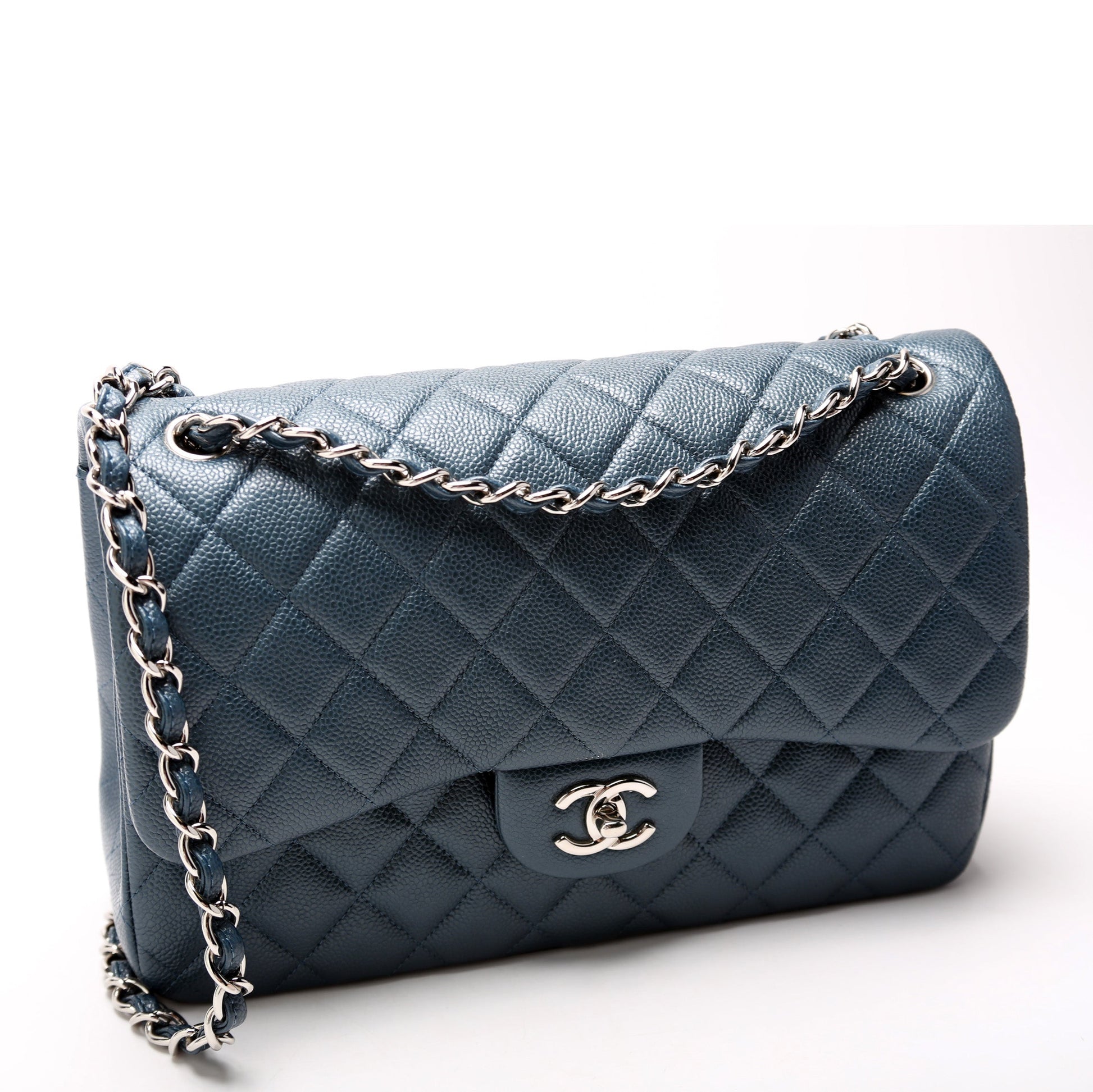 Chanel Classic Flap Jumbo Caviar 20M Handbag
