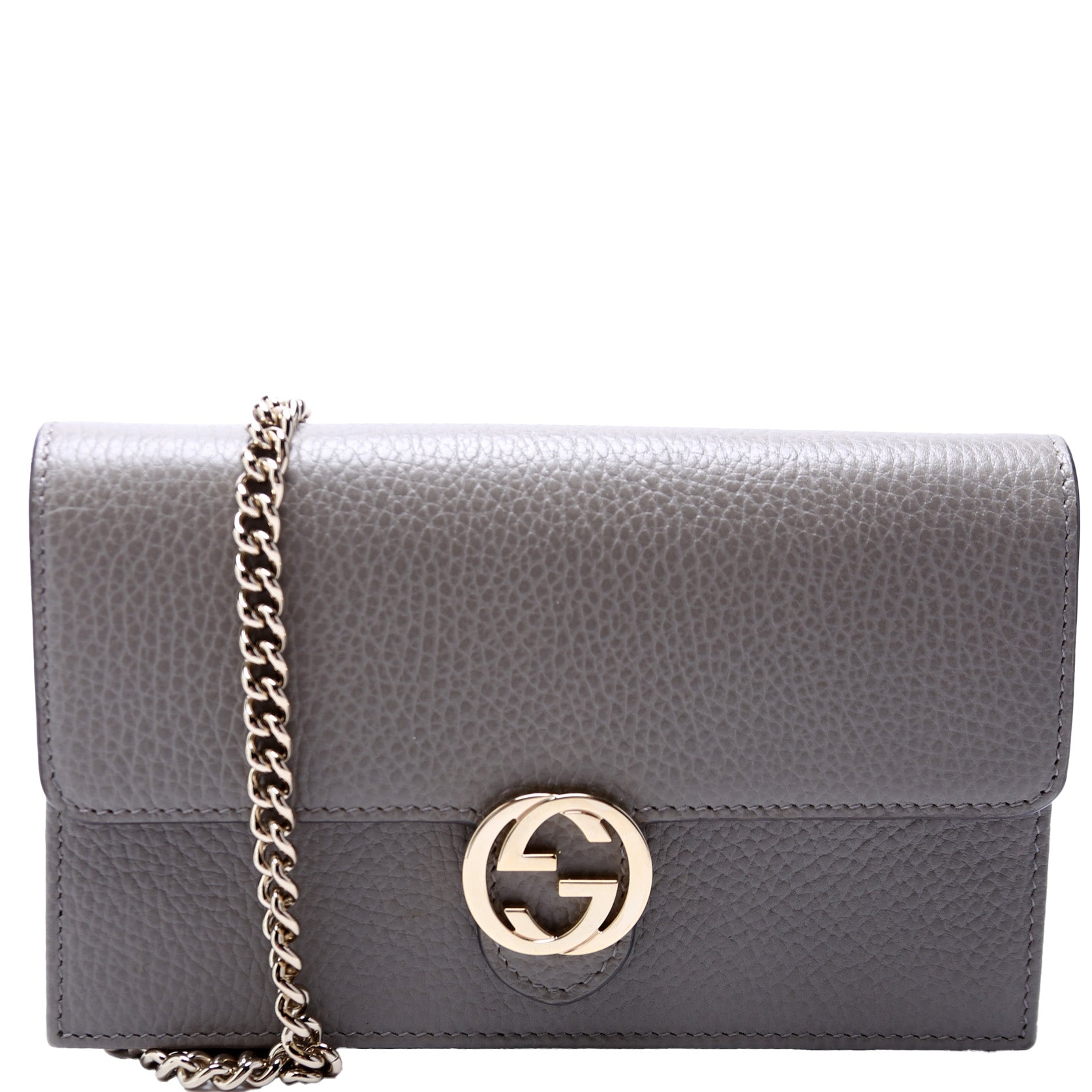 Gucci Interlocking G Chain Wallet Case