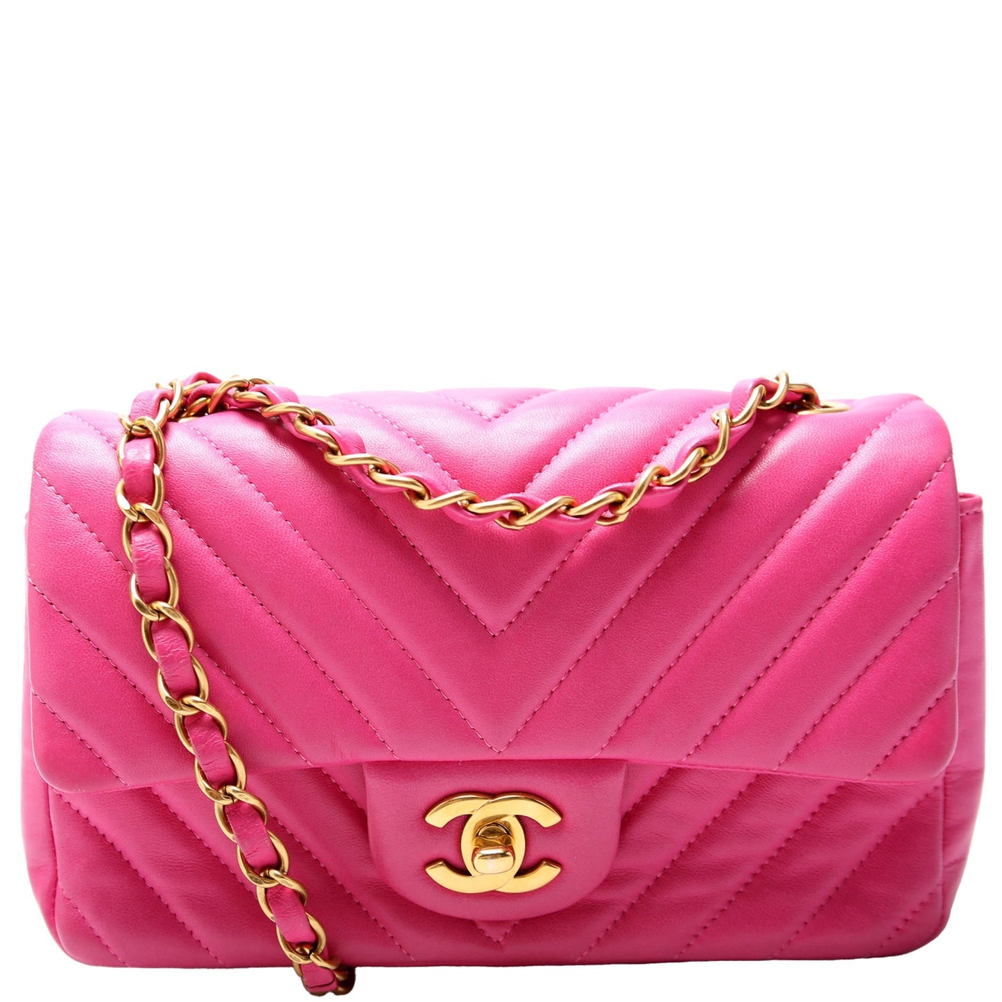Chanel Classic Flap Rectangle Lambskin 21M Mini Bag