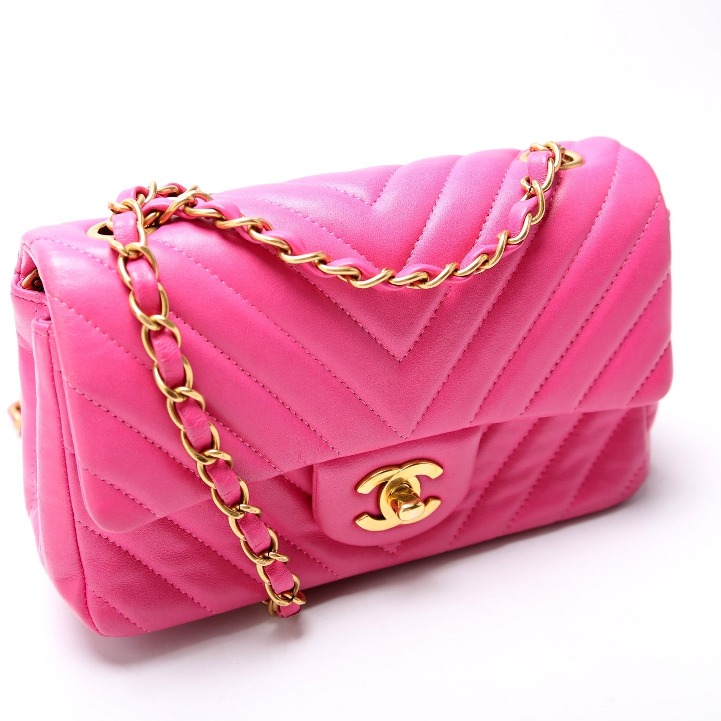 Chanel Classic Flap Rectangle Lambskin 21M Mini Bag