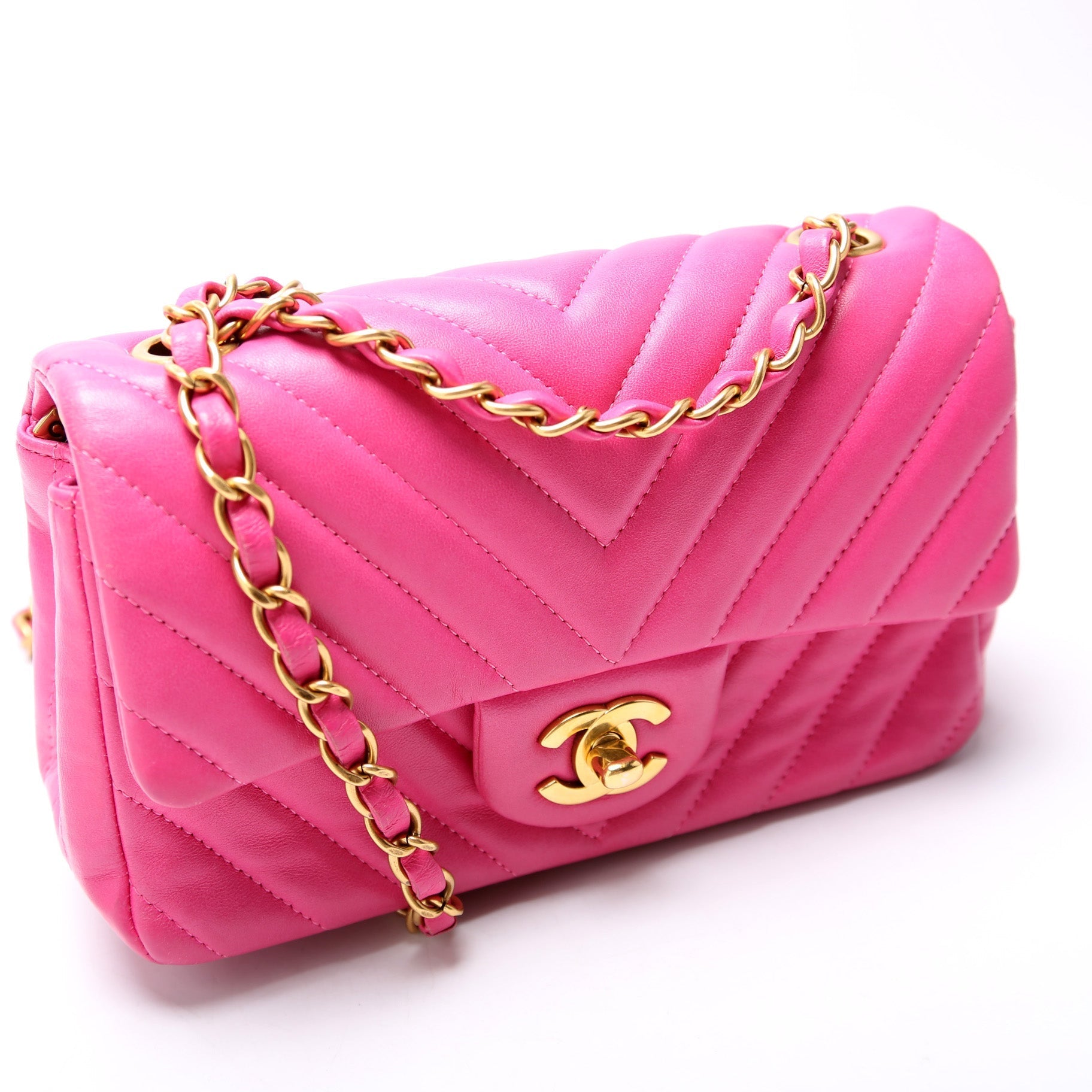 Chanel Classic Flap Rectangle Lambskin 21M Mini Bag
