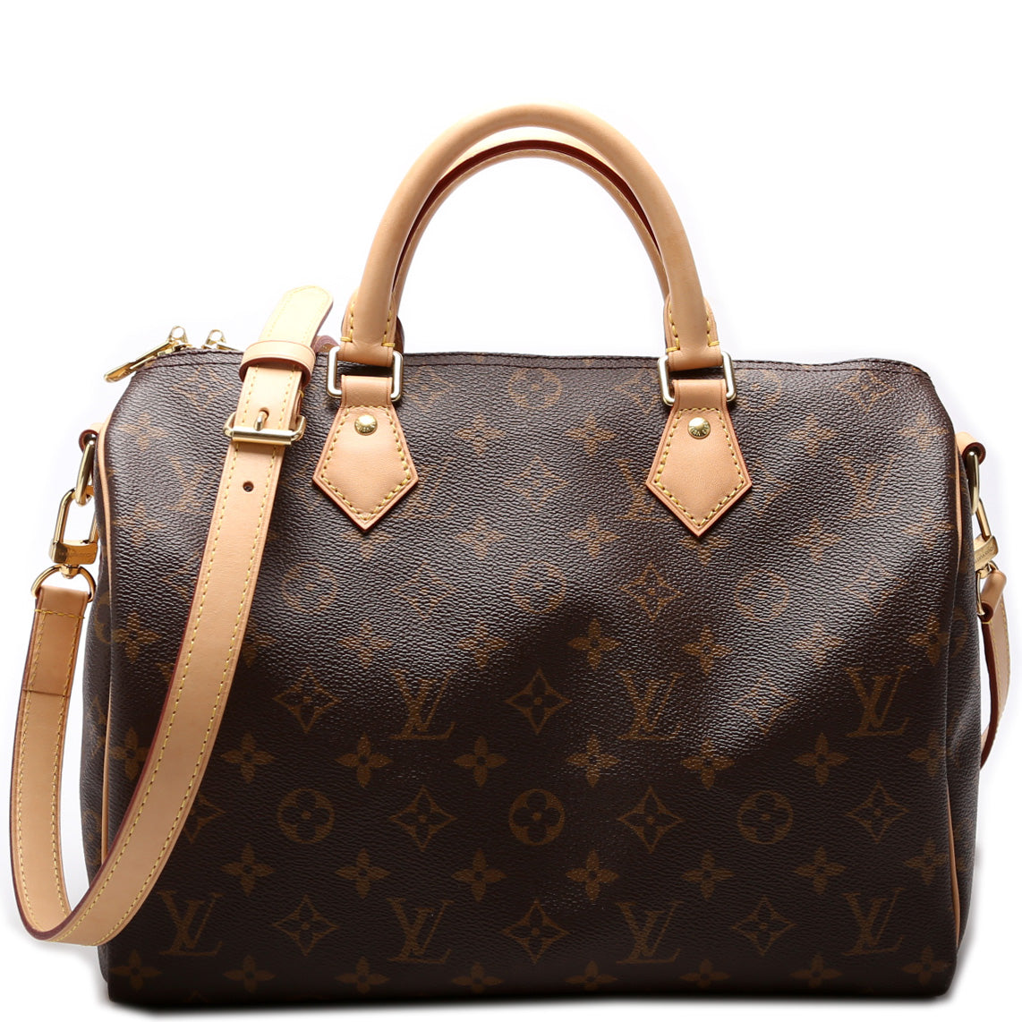 Louis Vuitton Speedy 30 Bandouleire Monogram Handbag