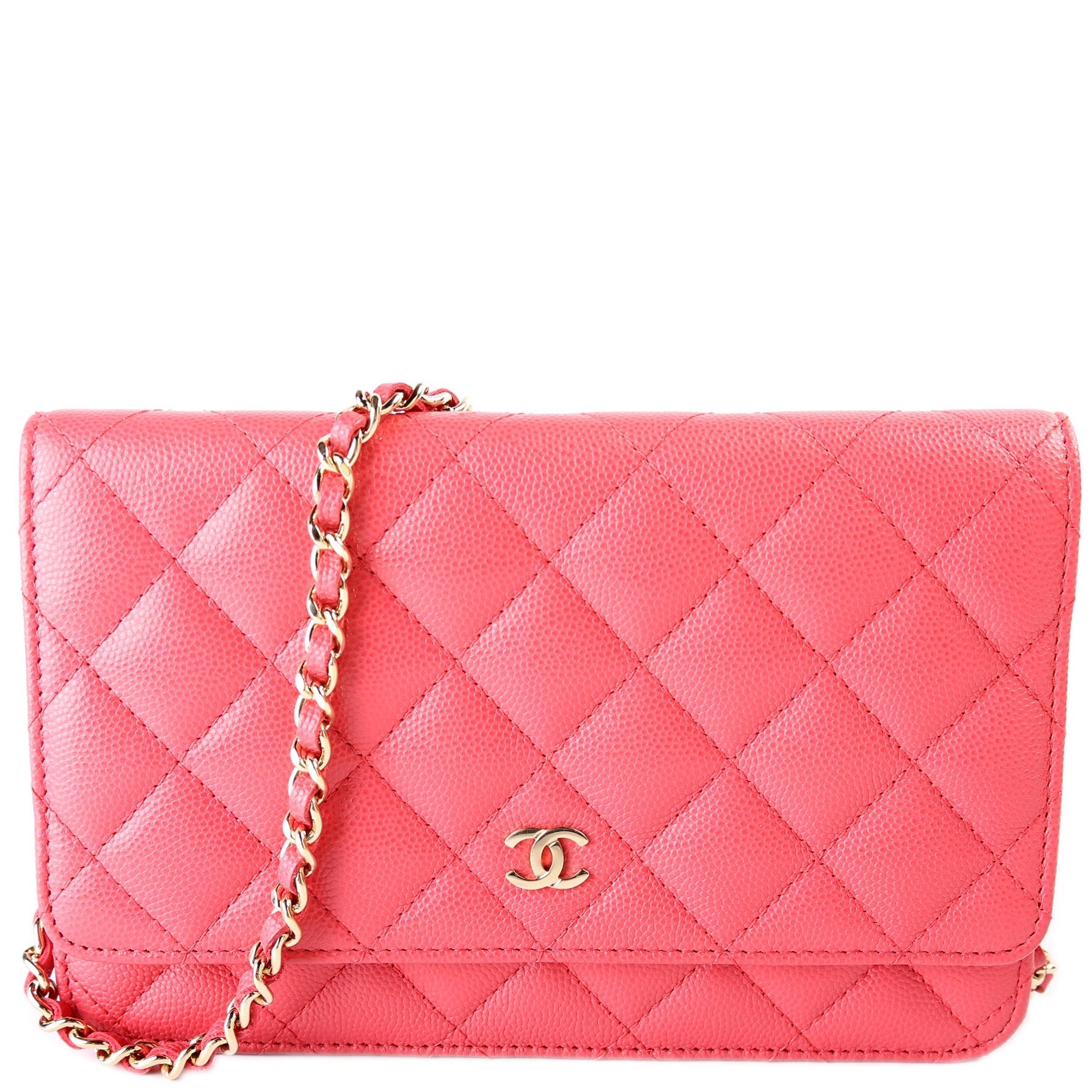 Chanel WOC Classic Quilted Caviar Clutch Bag Caviar 8