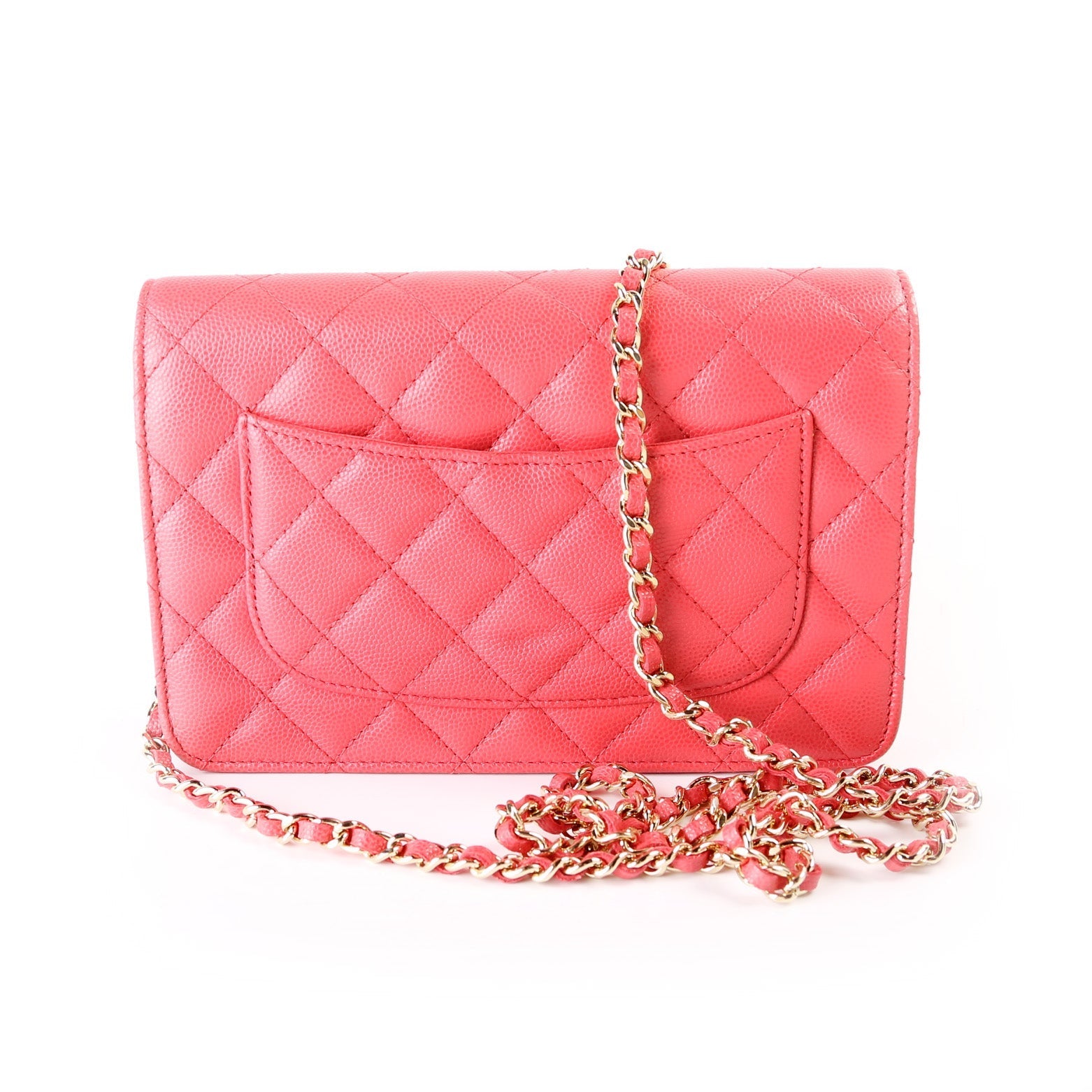 Chanel WOC Classic Quilted Caviar Clutch Bag Caviar 8