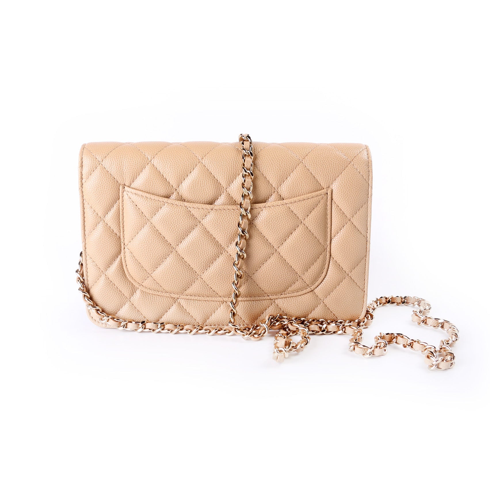 Chanel WOC Classic Quilted Caviar Clutch Bag Quilted Caviar
