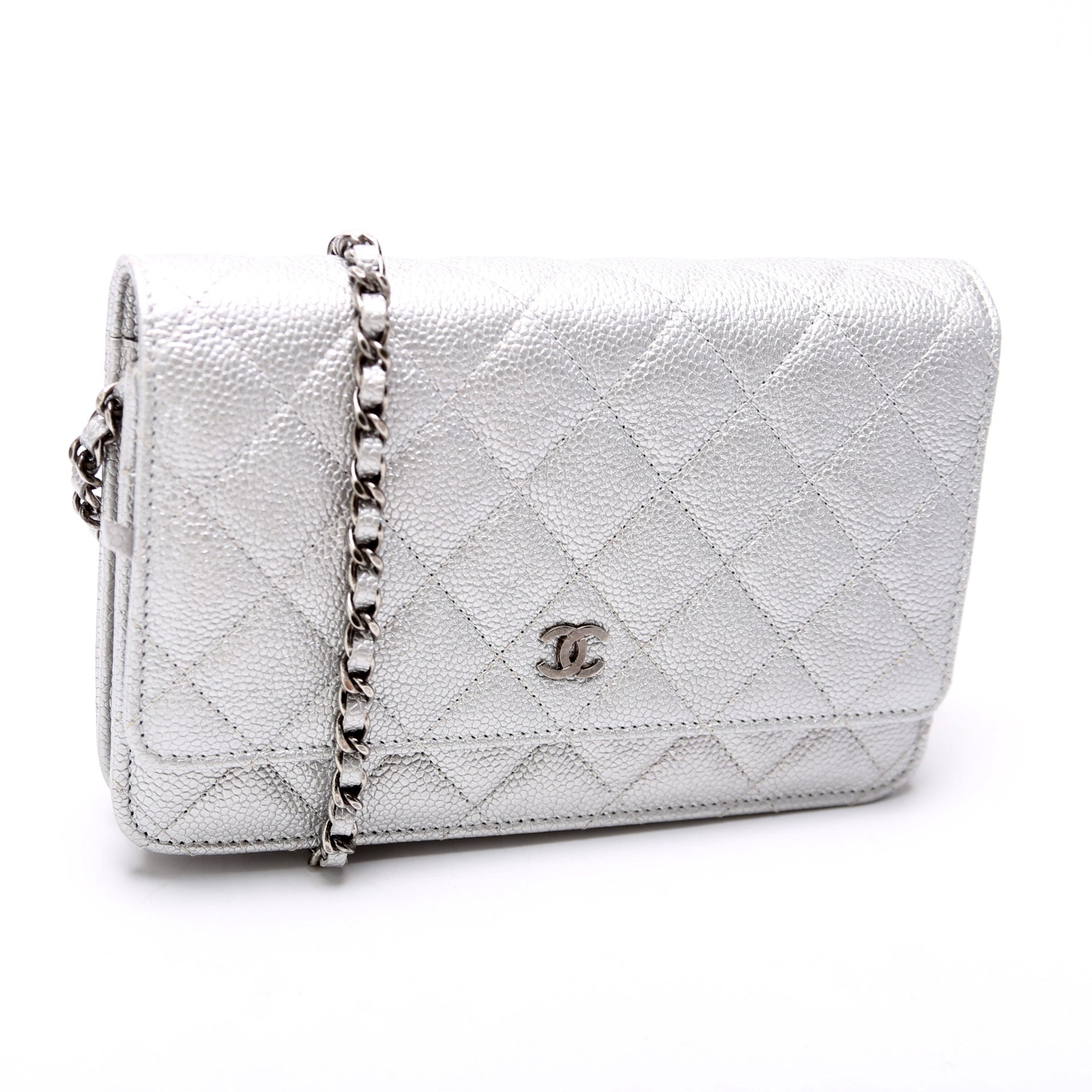 Chanel WOC Classic Quilted Caviar Clutch Bag Caviar 5