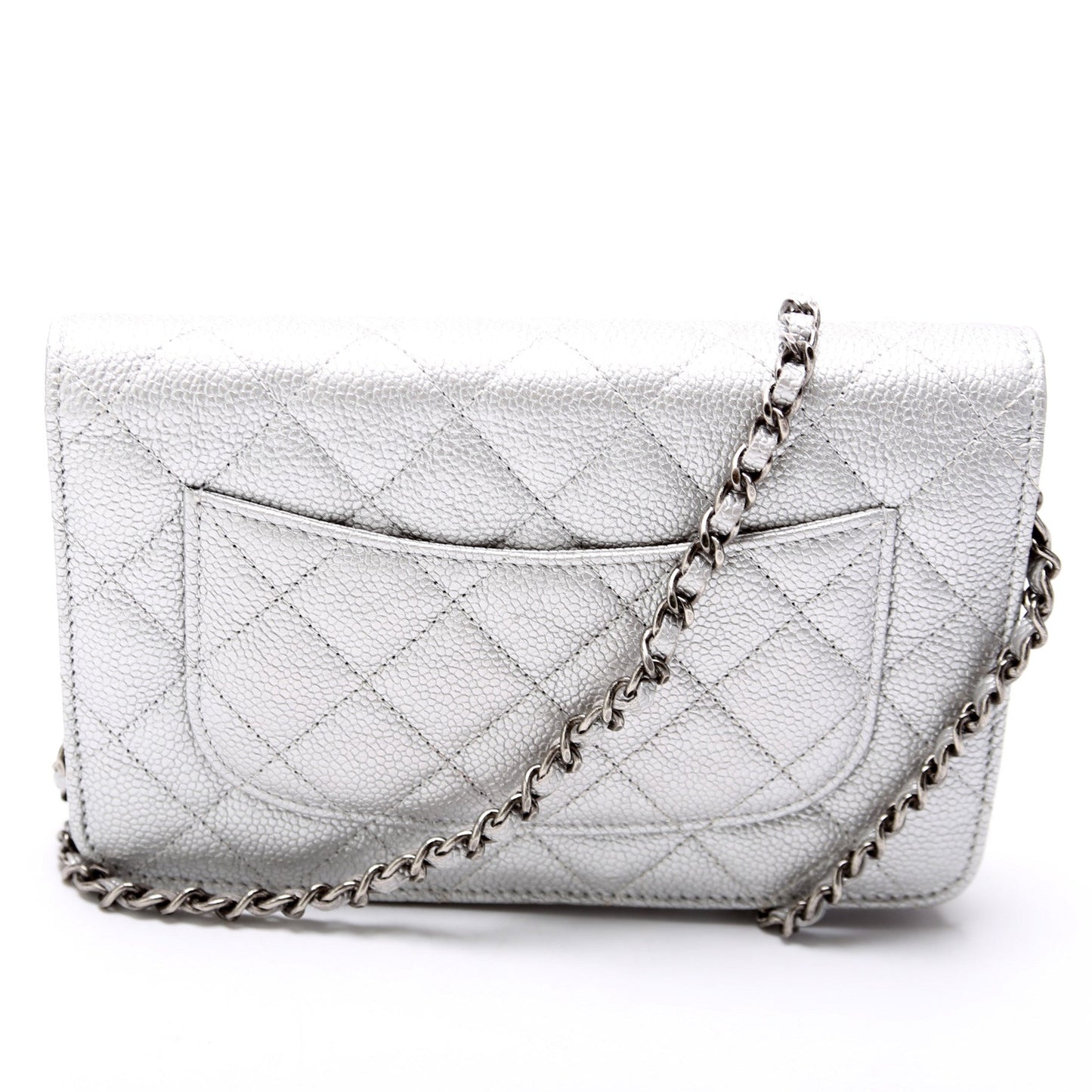 Chanel WOC Classic Quilted Caviar Clutch Bag Caviar 5