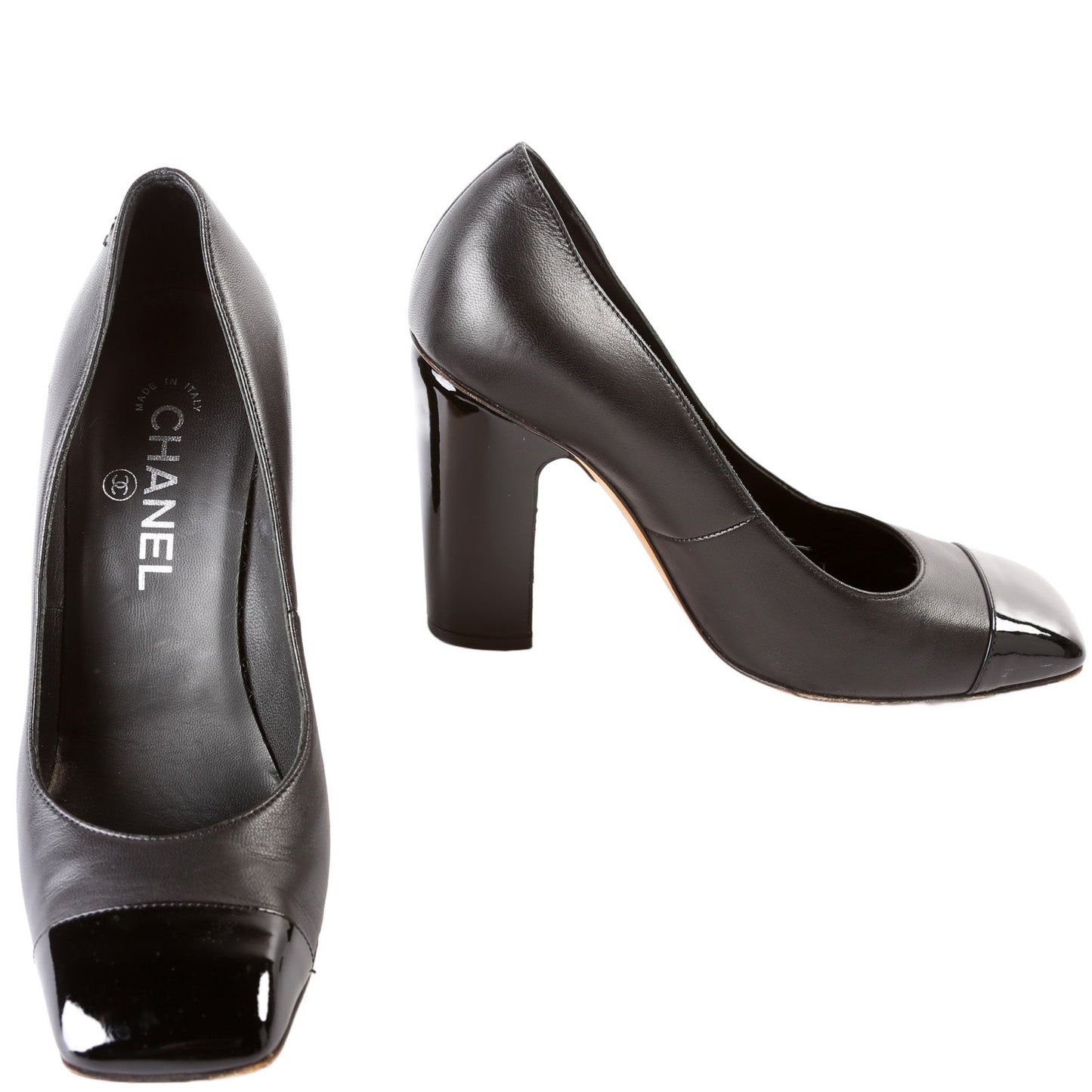 Chanel Cap Toe Pumps Size 38.5