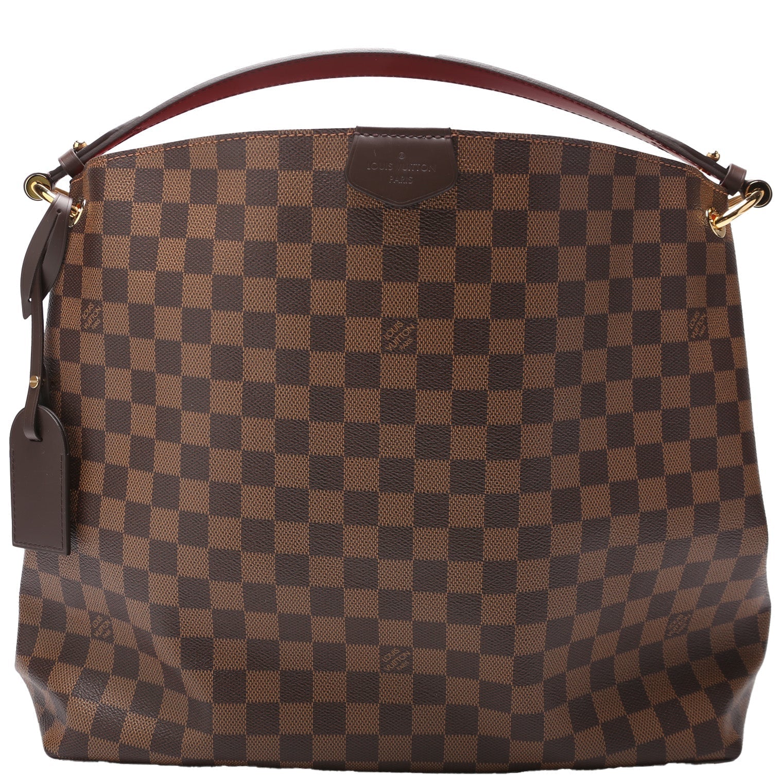 Louis Vuitton Graceful MM Ebene Damier Handbag Ebene 19