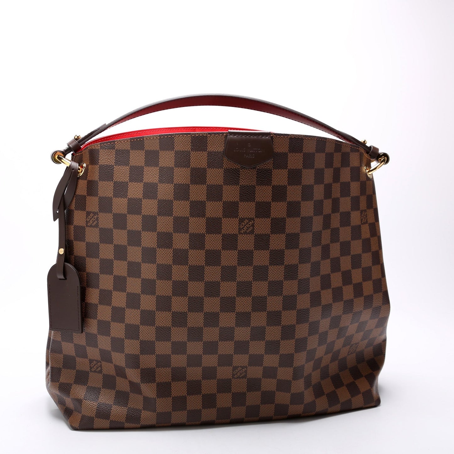 Louis Vuitton Graceful MM Ebene Damier Handbag Ebene 19