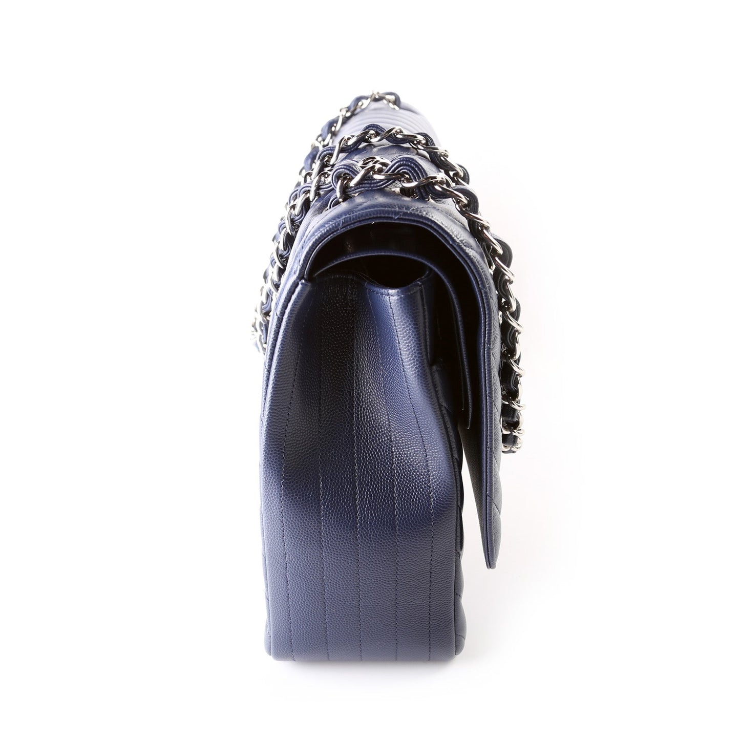 Chanel Classic Flap Maxi Chevron Caviar 22M Handbag