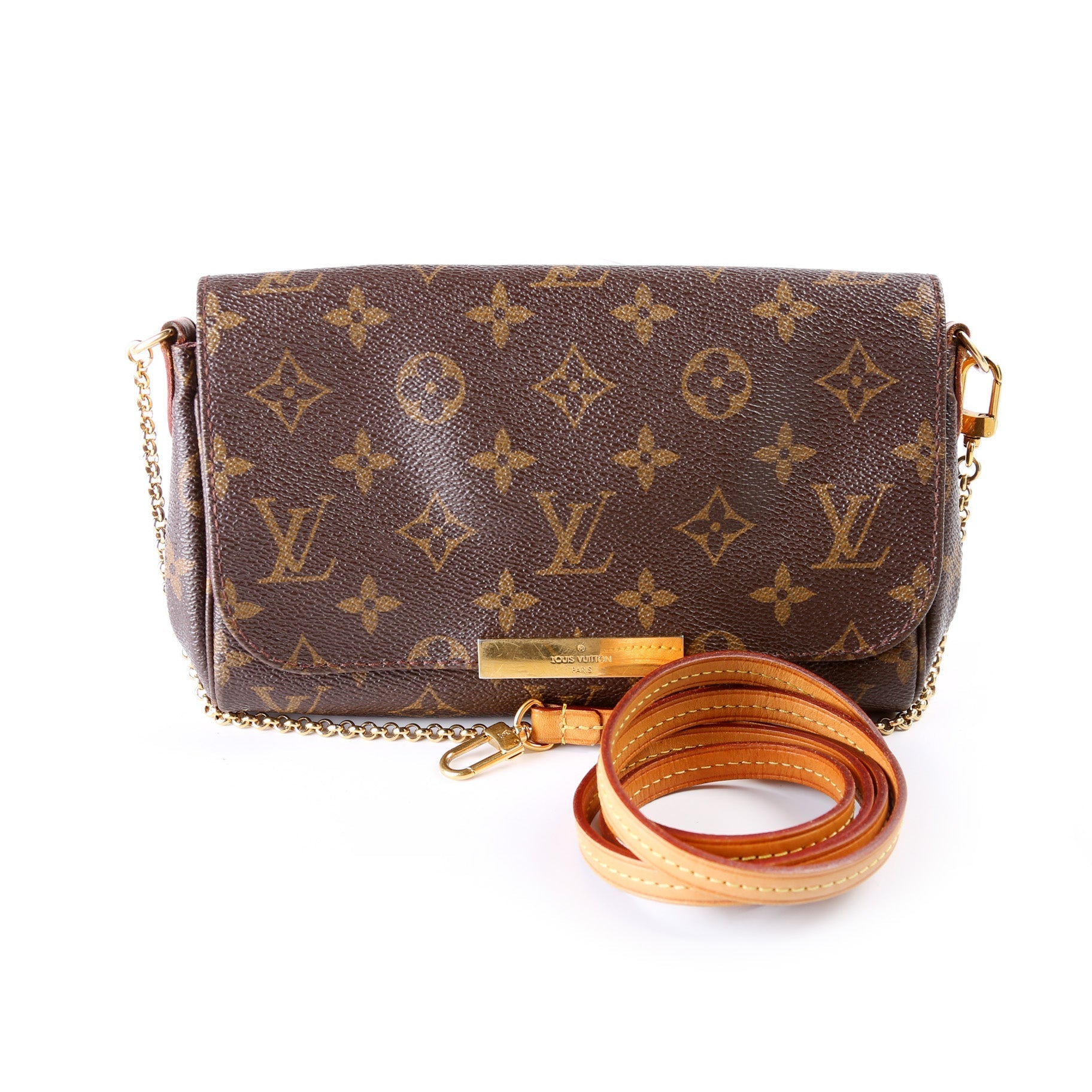 Louis Vuitton Favorite PM Monogram Handbag With Strap
