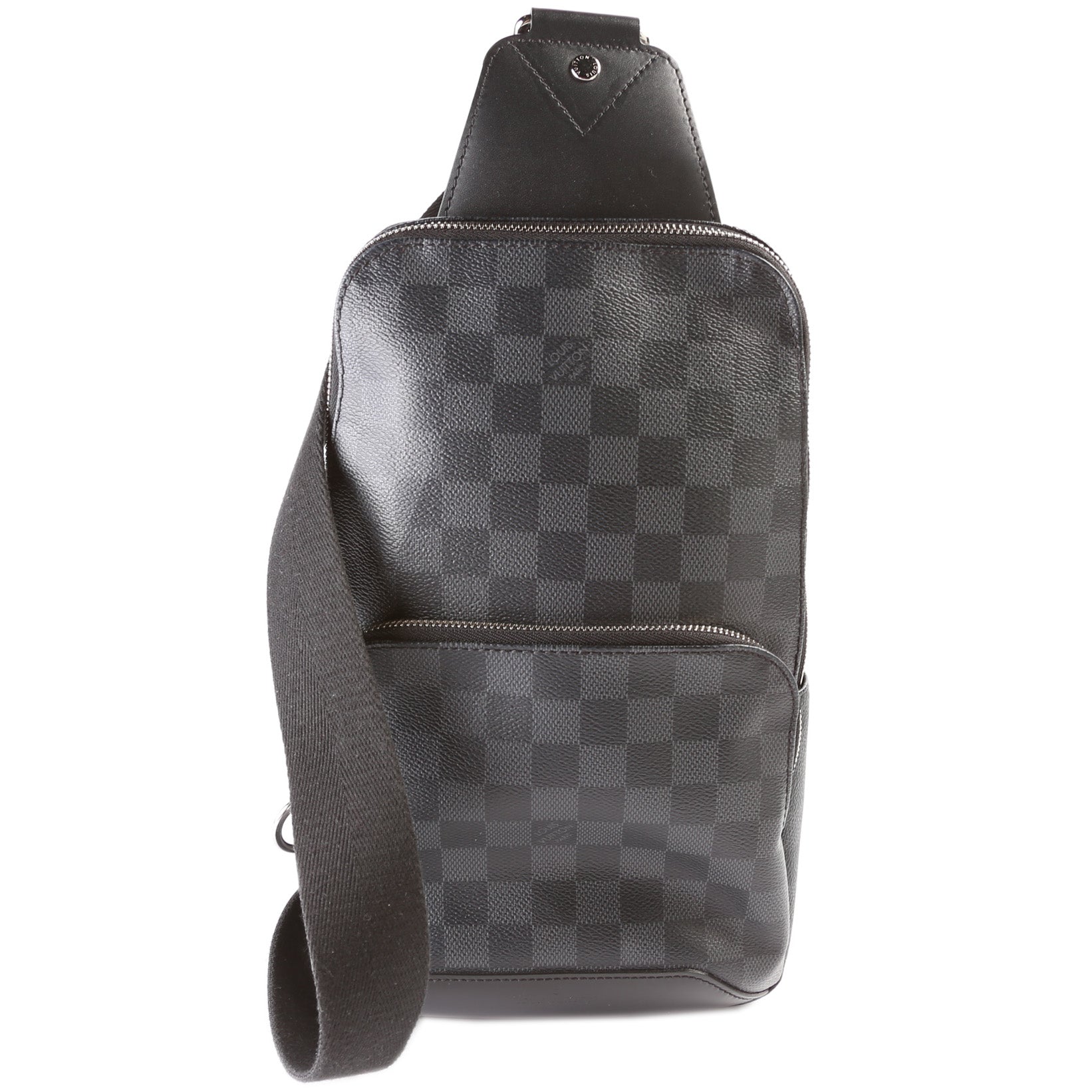 Louis Vuitton Avenue Sling Damer Graphite Crossbody Bag