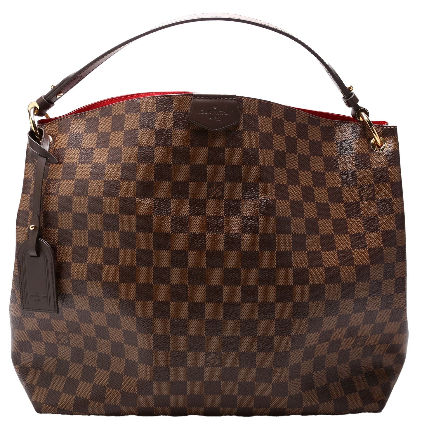 Louis Vuitton Graceful MM Ebene Damier Handbag Ebene 18