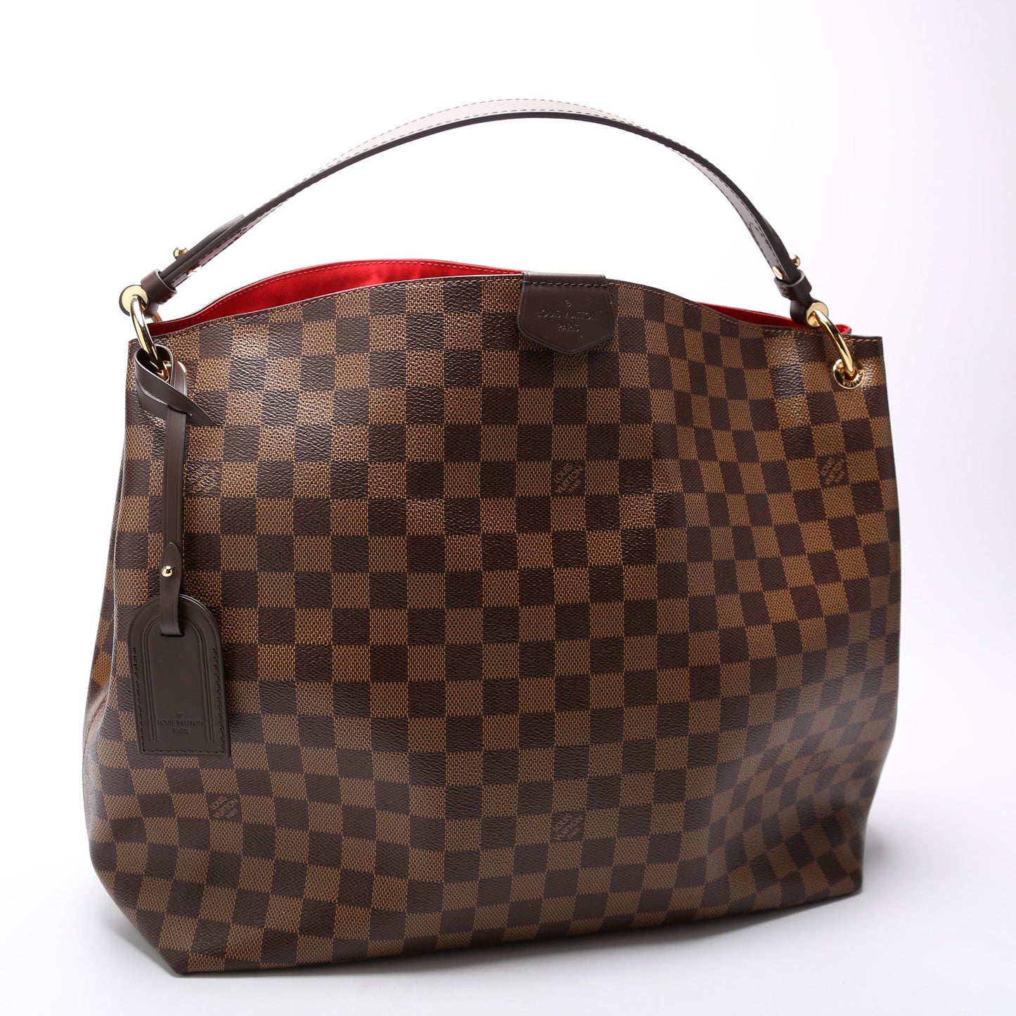 Louis Vuitton Graceful MM Ebene Damier Handbag Ebene 18