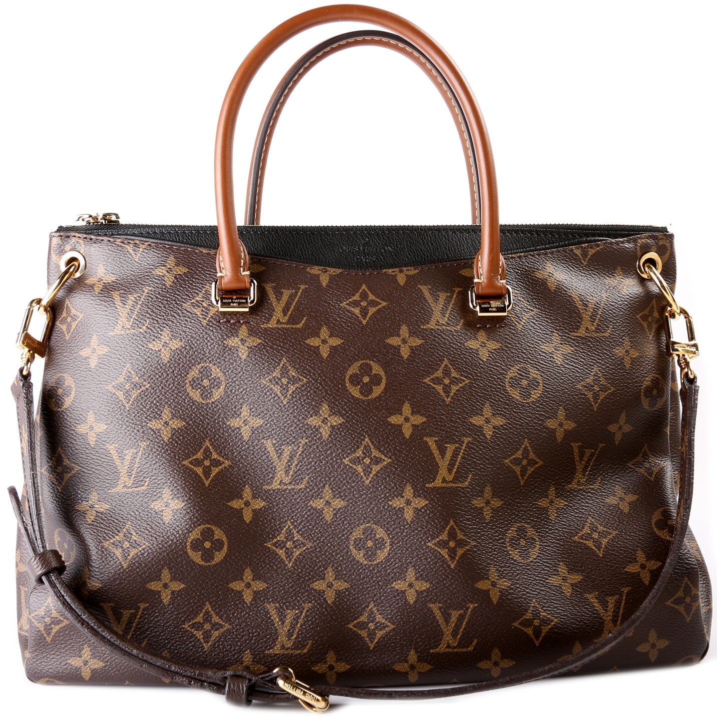 Louis Vuitton Pallas Side Monogram Canvas Tote Bag Side 8
