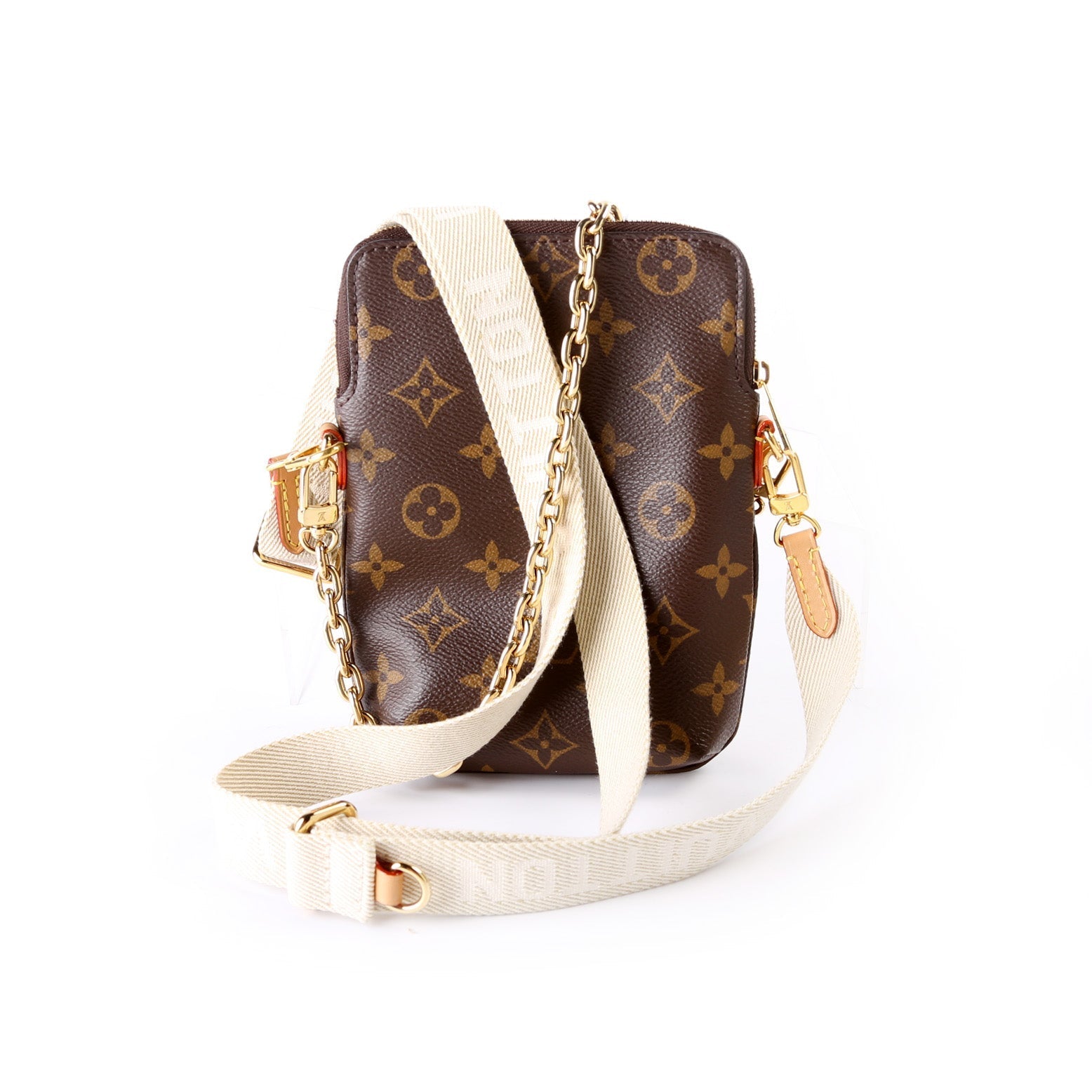 Louis Vuitton Utility Phone Sleeve Monogram Handbag Monogram 5