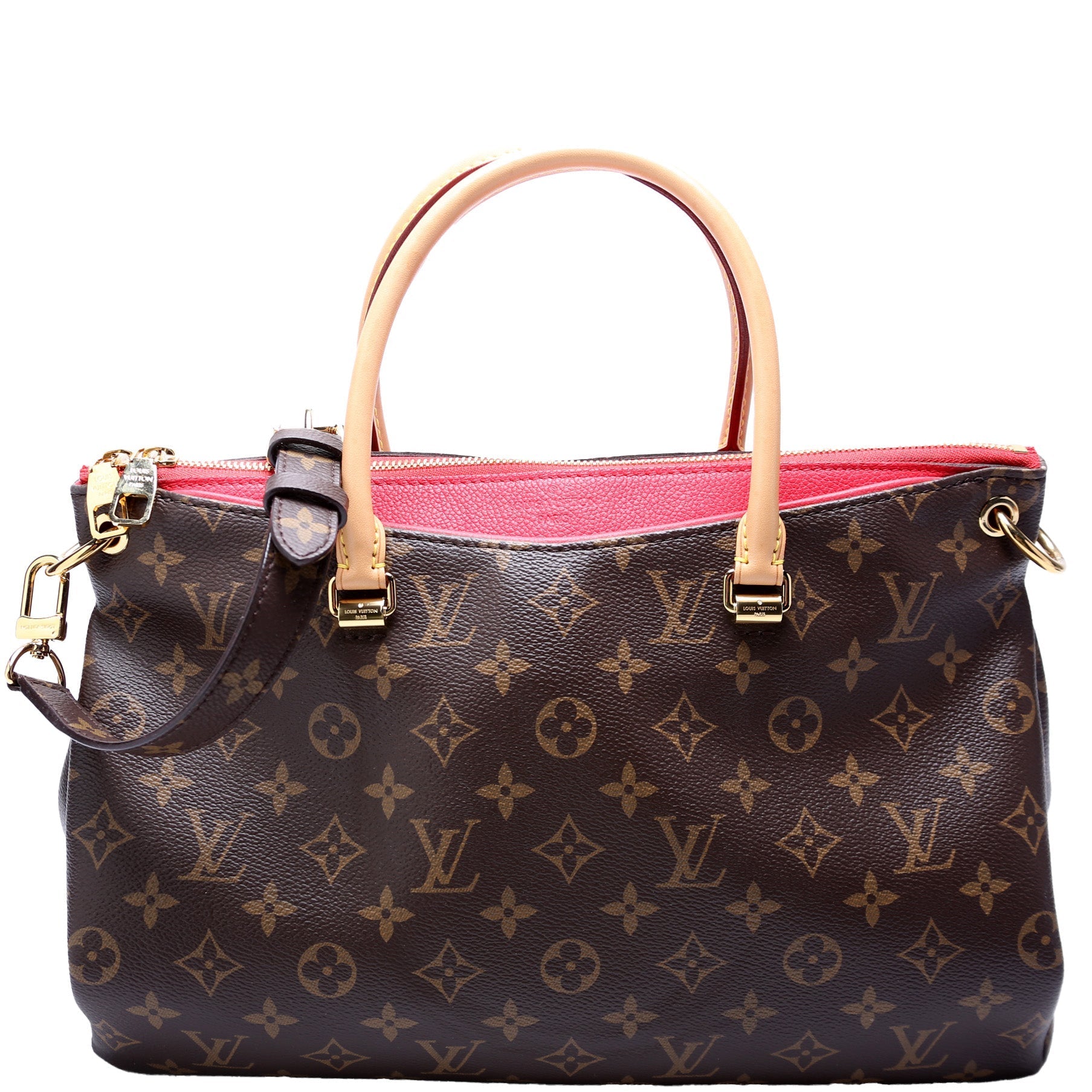 Louis Vuitton Pallas Side Monogram Canvas Tote Bag Side 6