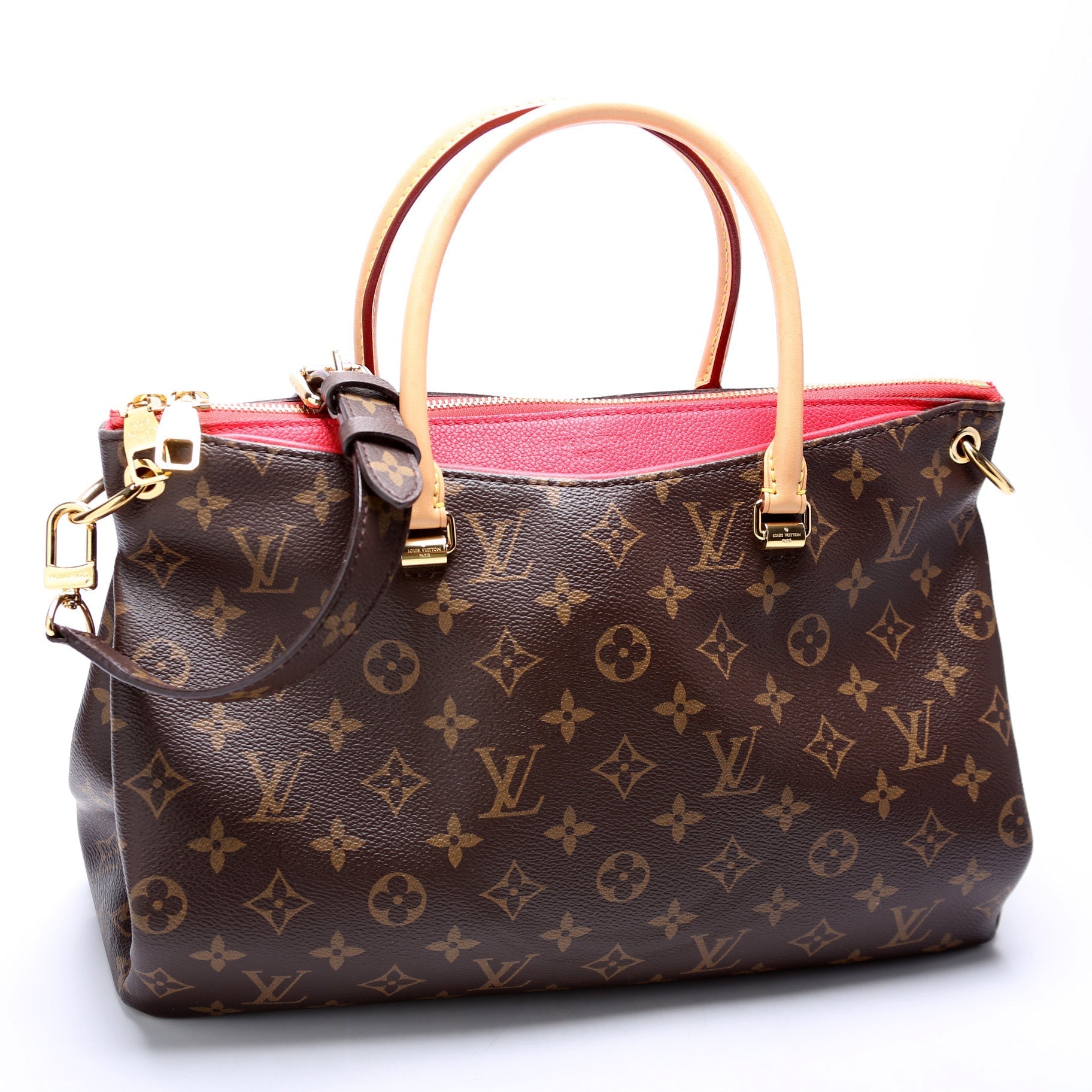 Louis Vuitton Pallas Side Monogram Canvas Tote Bag Side 11