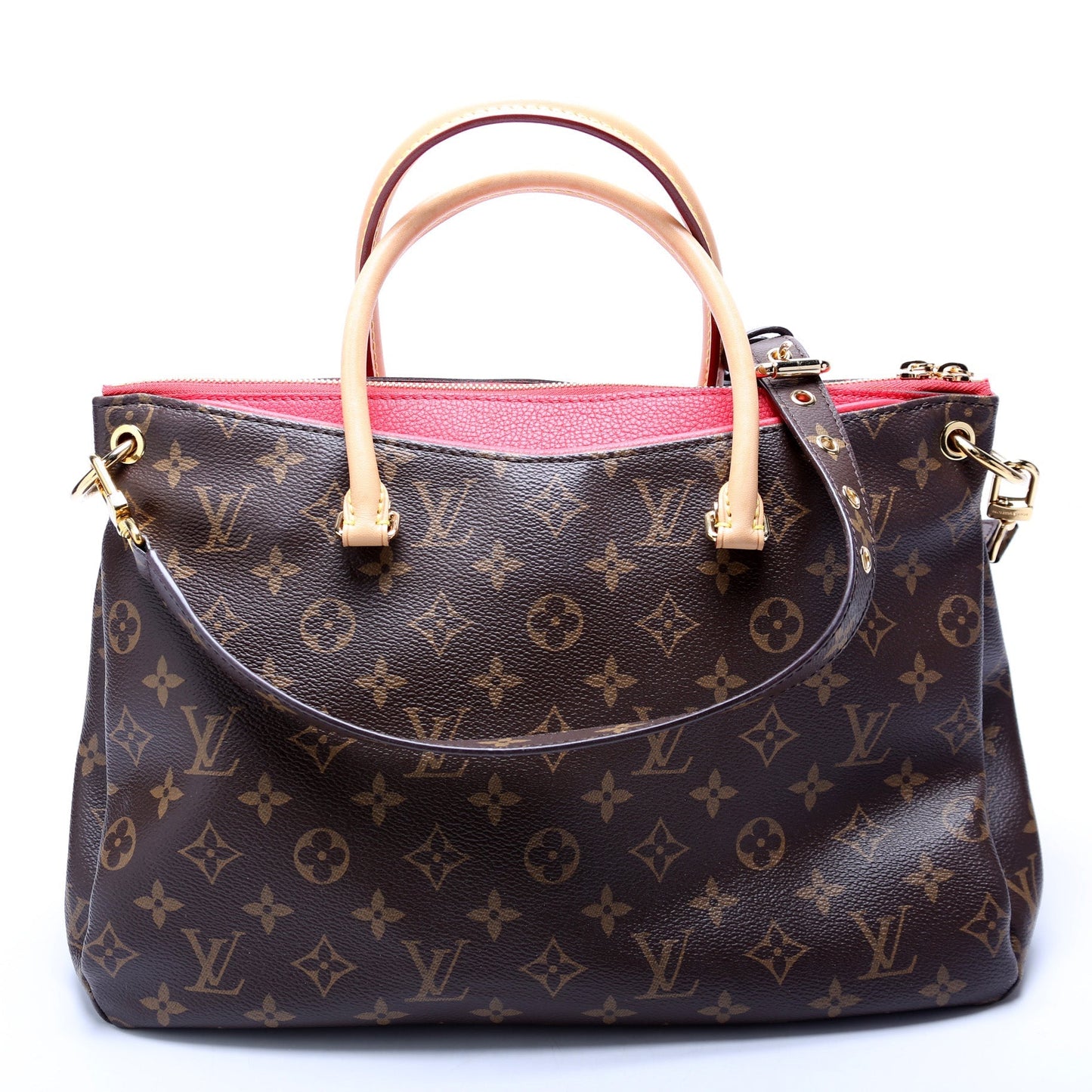 Louis Vuitton Pallas Side Monogram Canvas Tote Bag Side 6