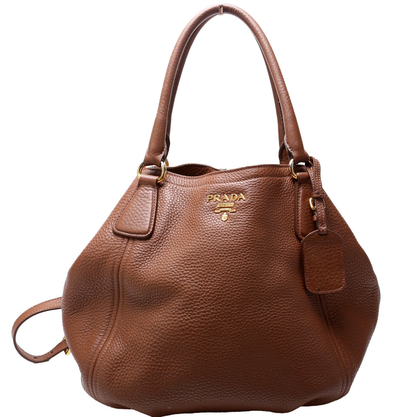 Prada Vitello Daino Convertible Satchel Bag Travel Bag