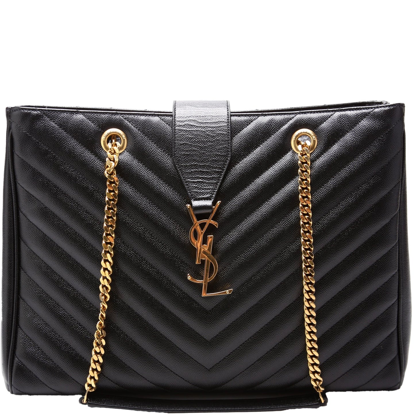 YSL Saint Laurent Grain De Poudre Shopping Bag Tote Bag