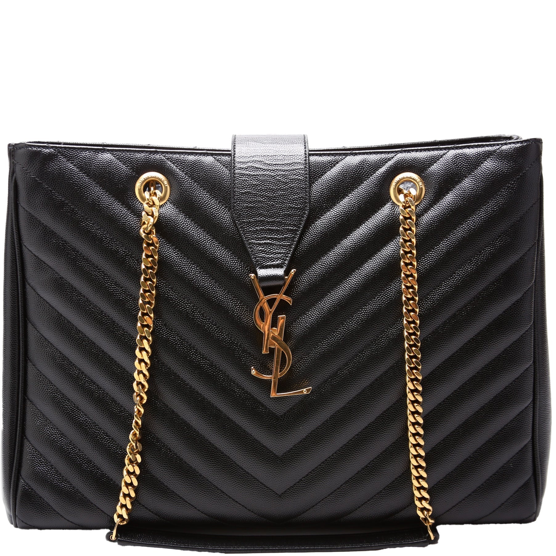 YSL Saint Laurent Grain De Poudre Shopping Bag Tote Bag
