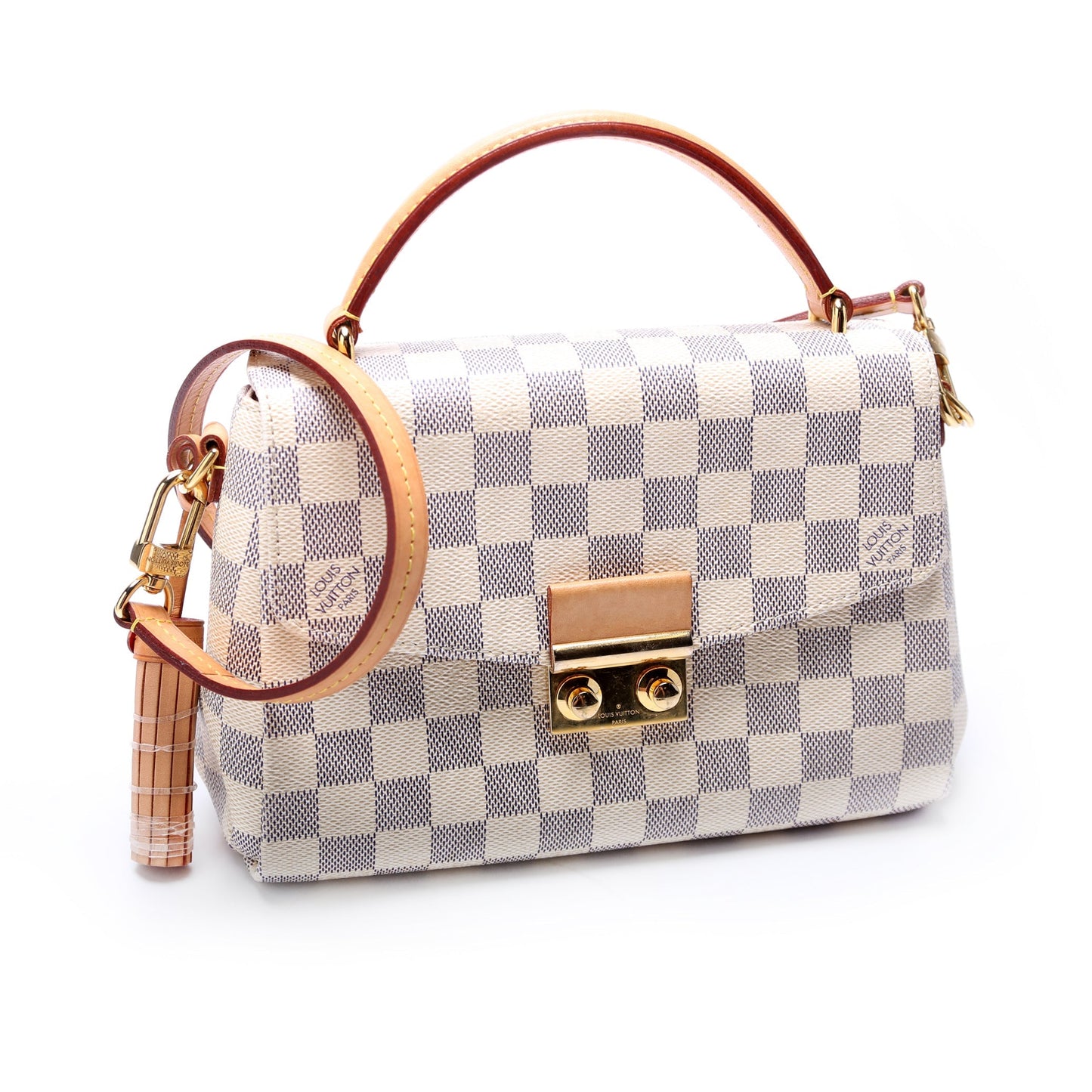 Louis Vuitton Croisette Azur Damier Handbag Azur 15