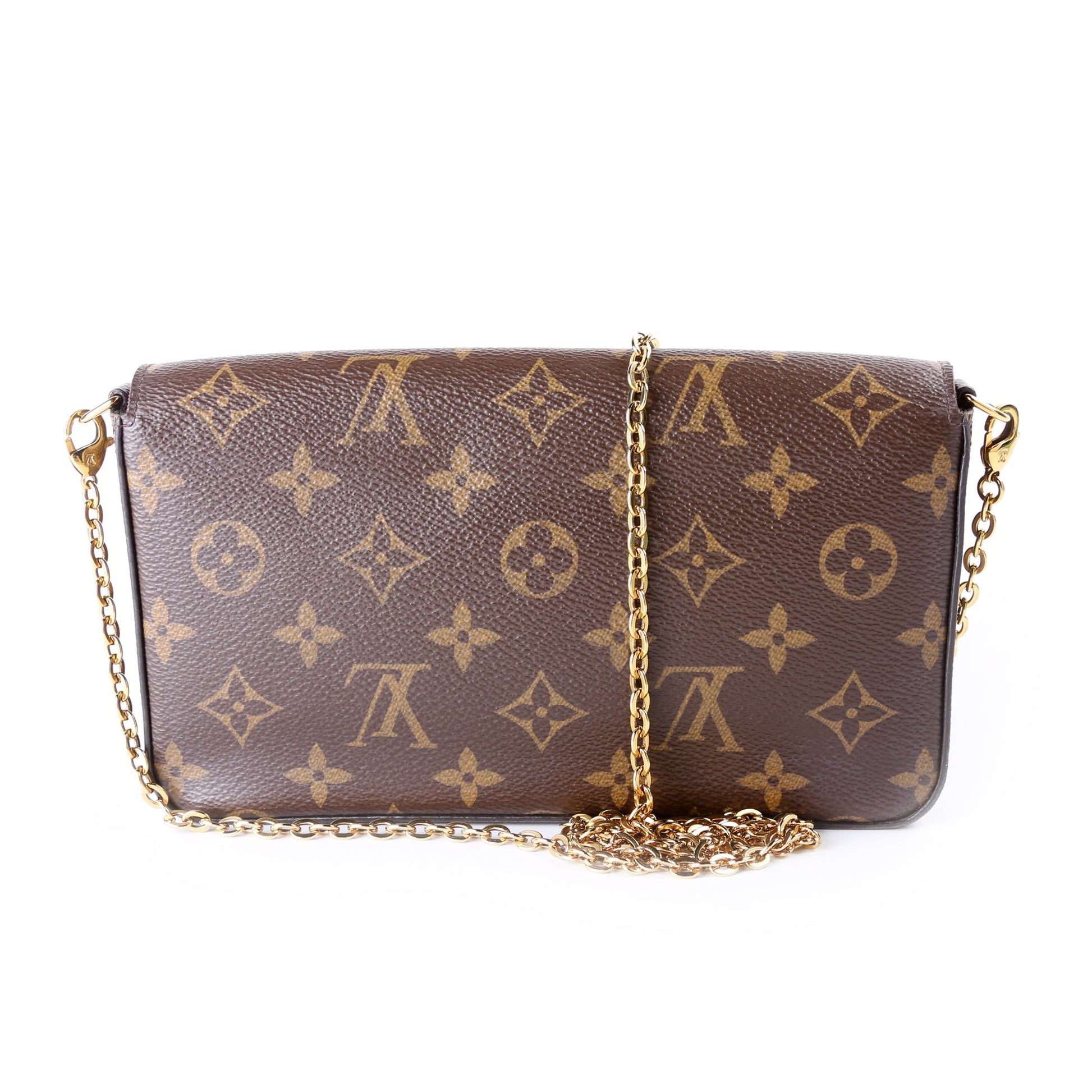 Louis Vuitton Pochette Felicie Monogram Clutch Bag Monogram 24