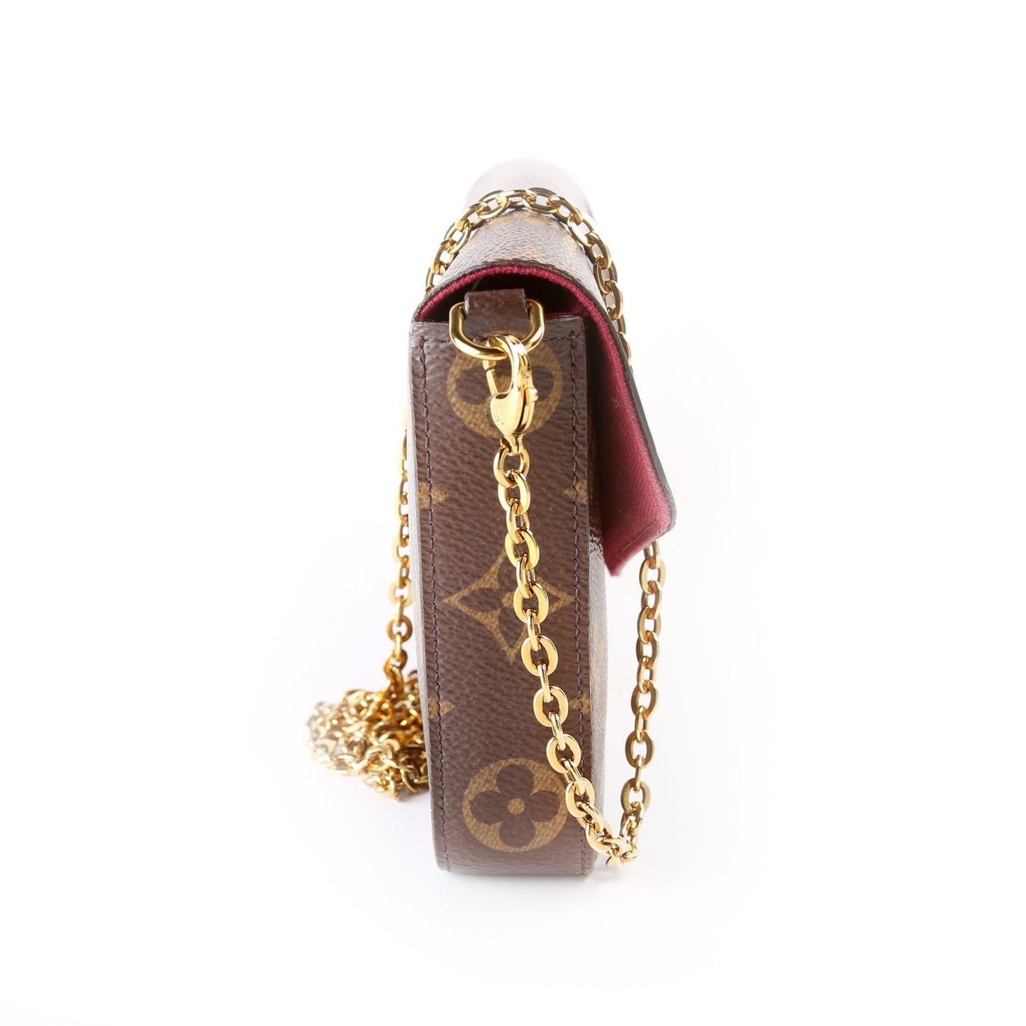 Louis Vuitton Pochette Felicie Monogram Clutch Bag Monogram 24