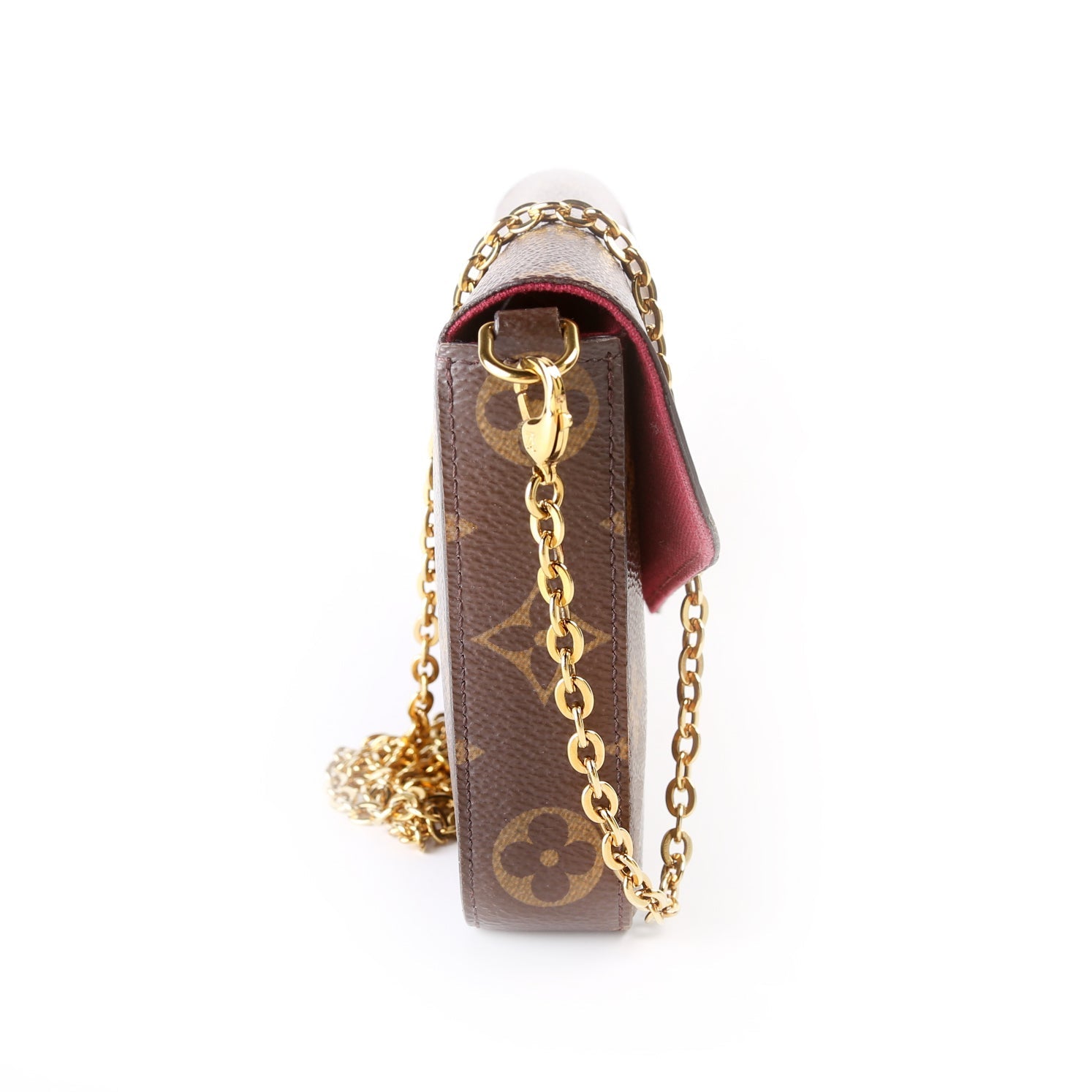 Louis Vuitton Pochette Felicie Monogram Clutch Bag Monogram 24