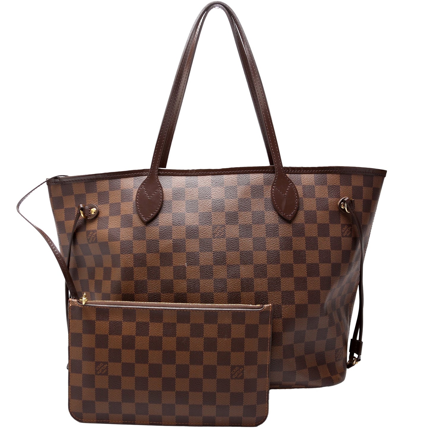 Louis Vuitton Neverfull MM W Ebene Damier Wallet Case Ebene 24
