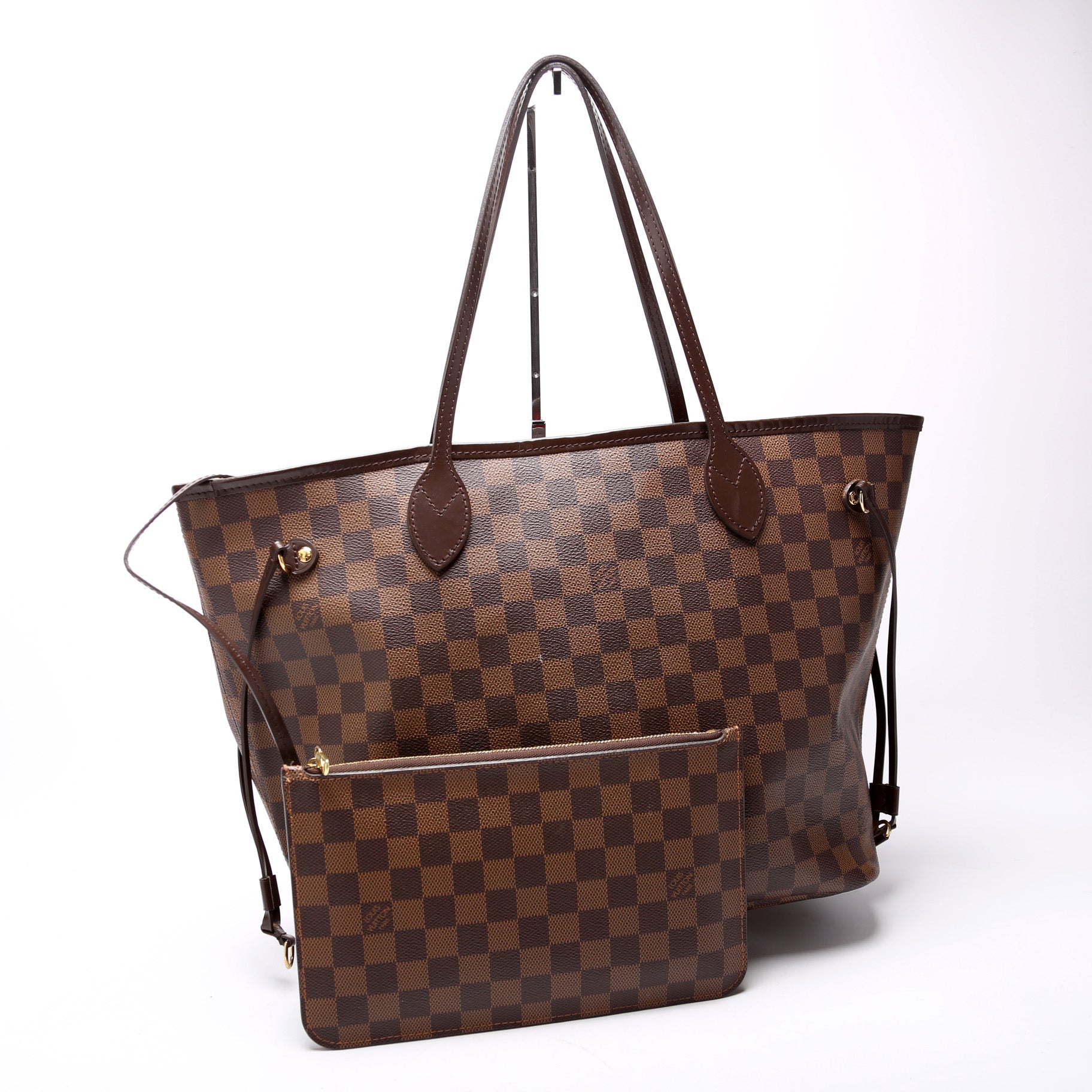 Louis Vuitton Neverfull MM W Ebene Damier Wallet Case Ebene 24