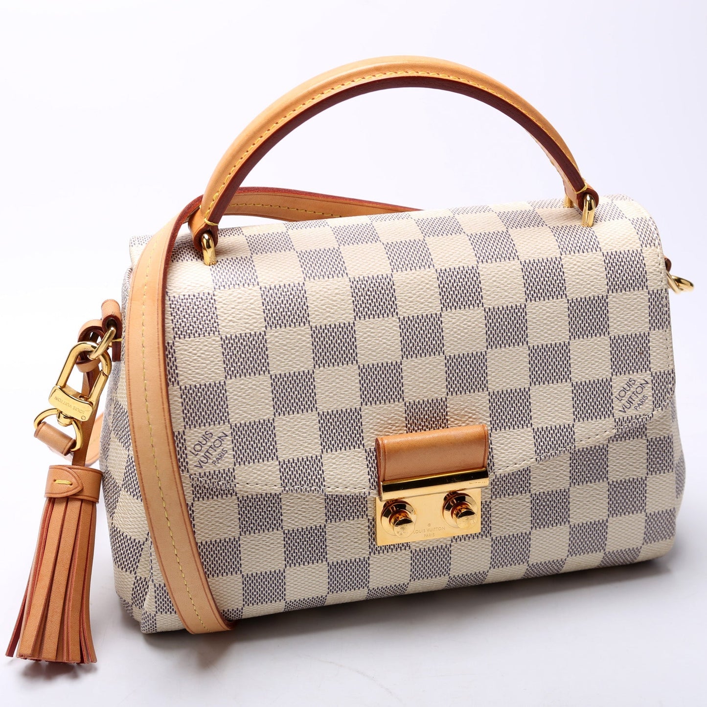 Louis Vuitton Croisette Azur Damier Handbag Azur 10