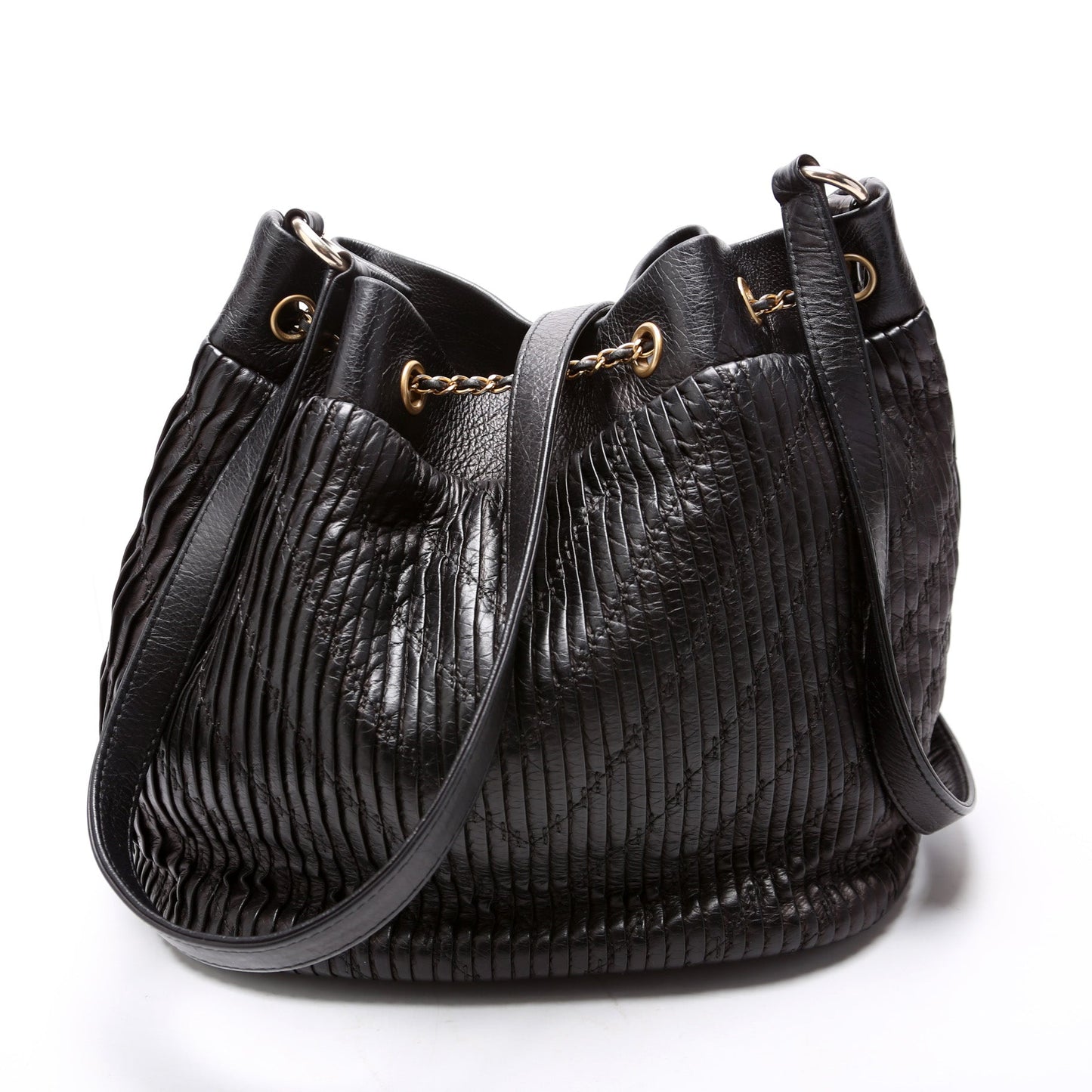 Chanel Coco Pleats Drawstring 24M Jewelry