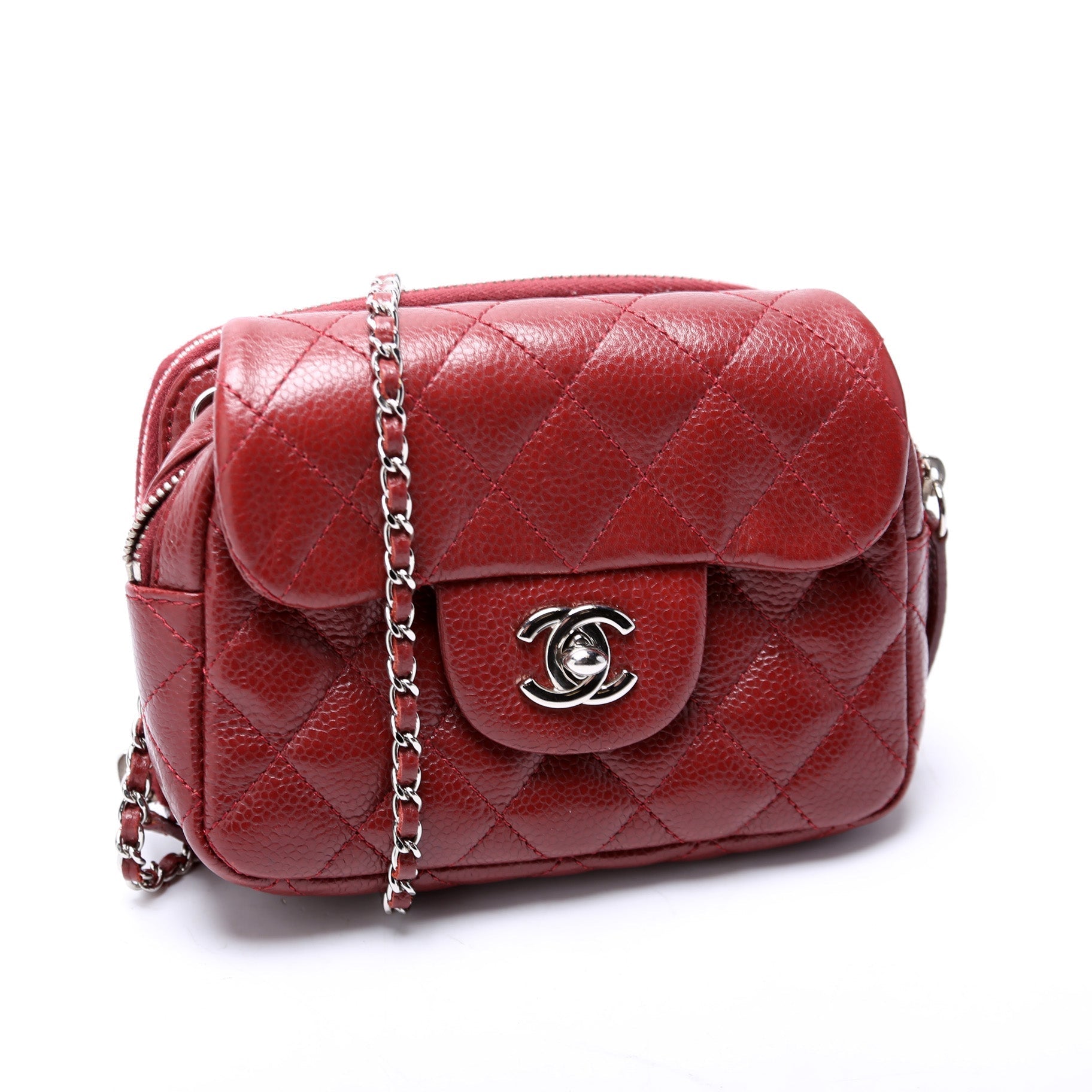 Chanel Flap WOC Caviar 15M Clutch Bag