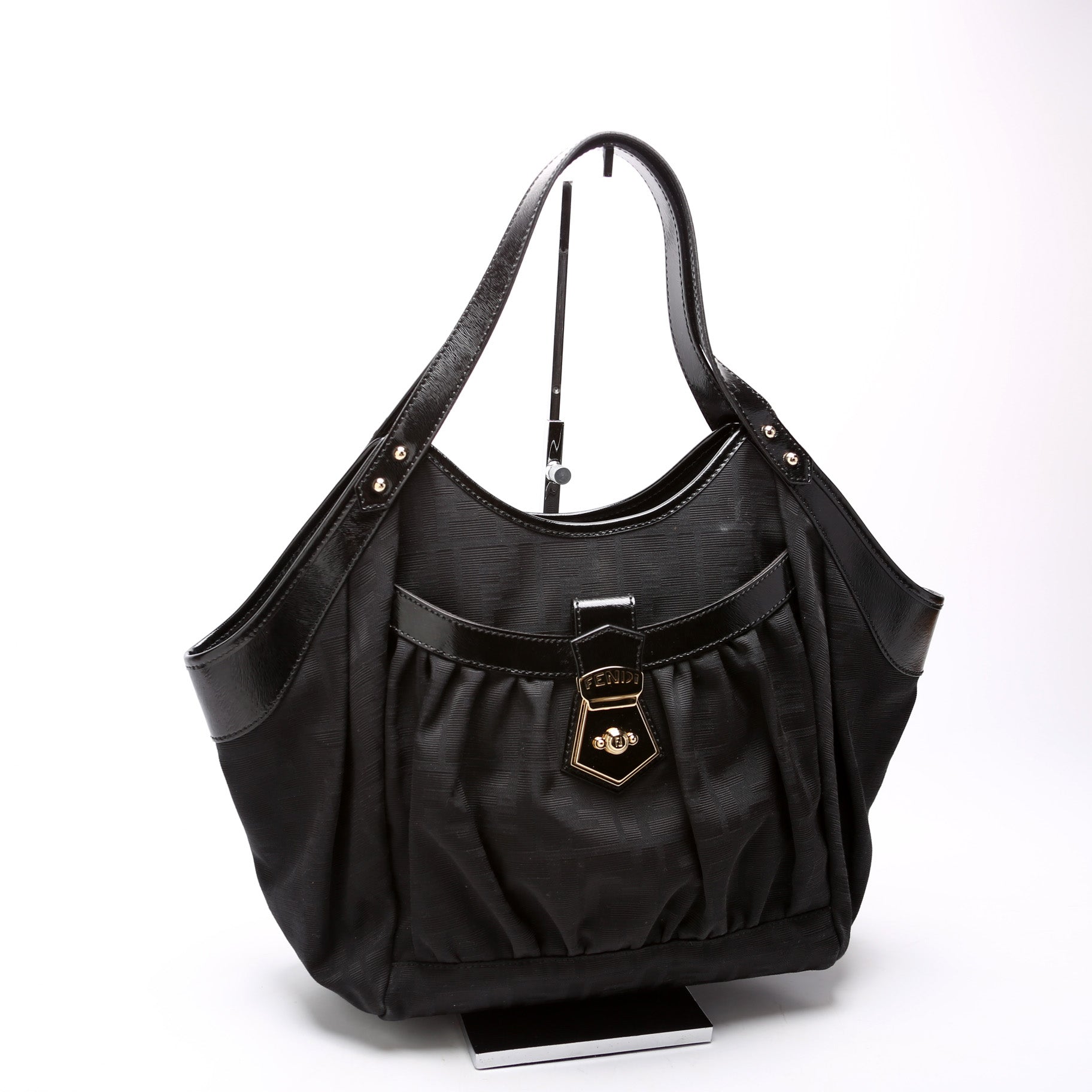 Fendi Chef Pocket Tote Zucca Bag Canvas Large Tote Bag