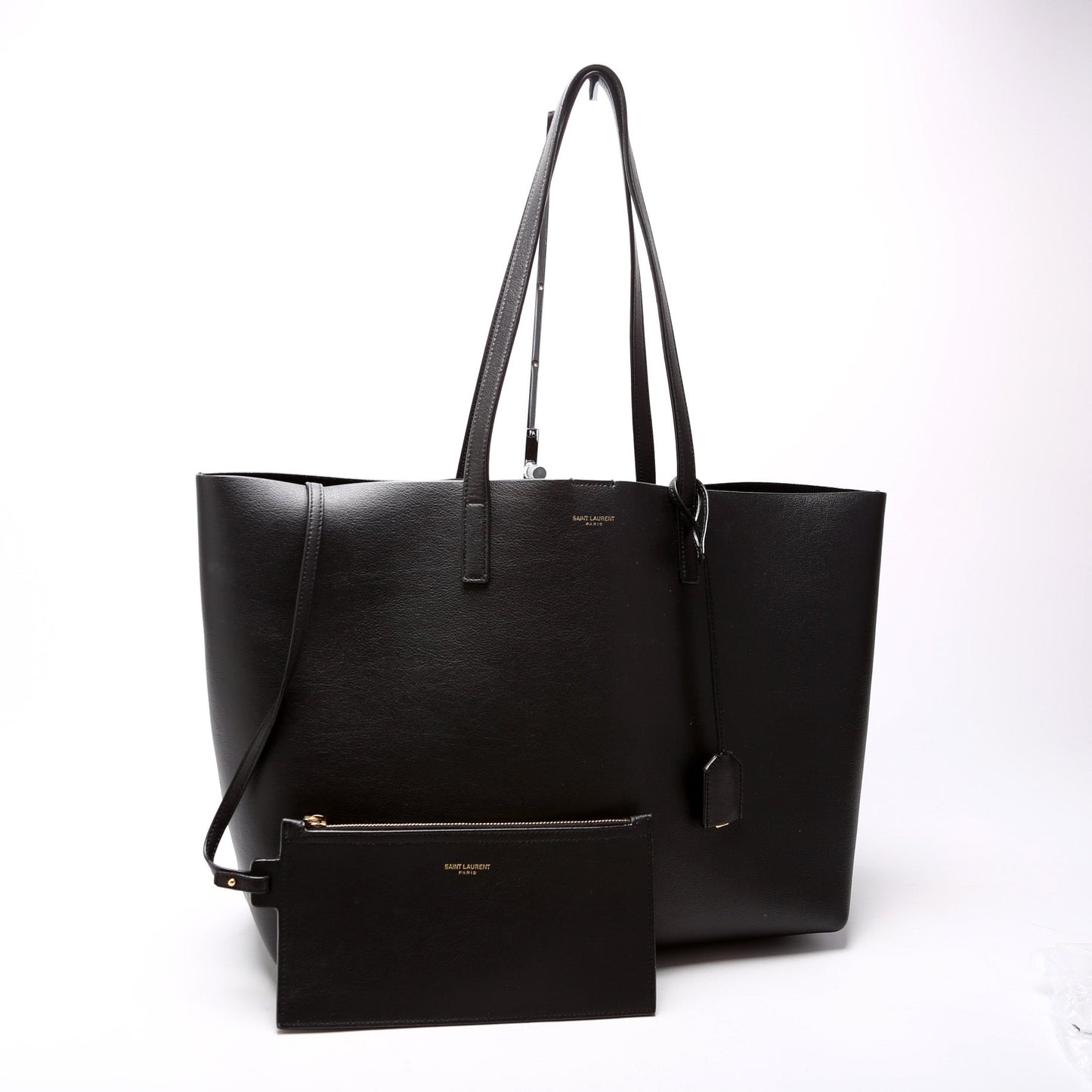 YSL Saint Laurent Saint Laurent Shopping E W Supple Bag Leather Travel Bag