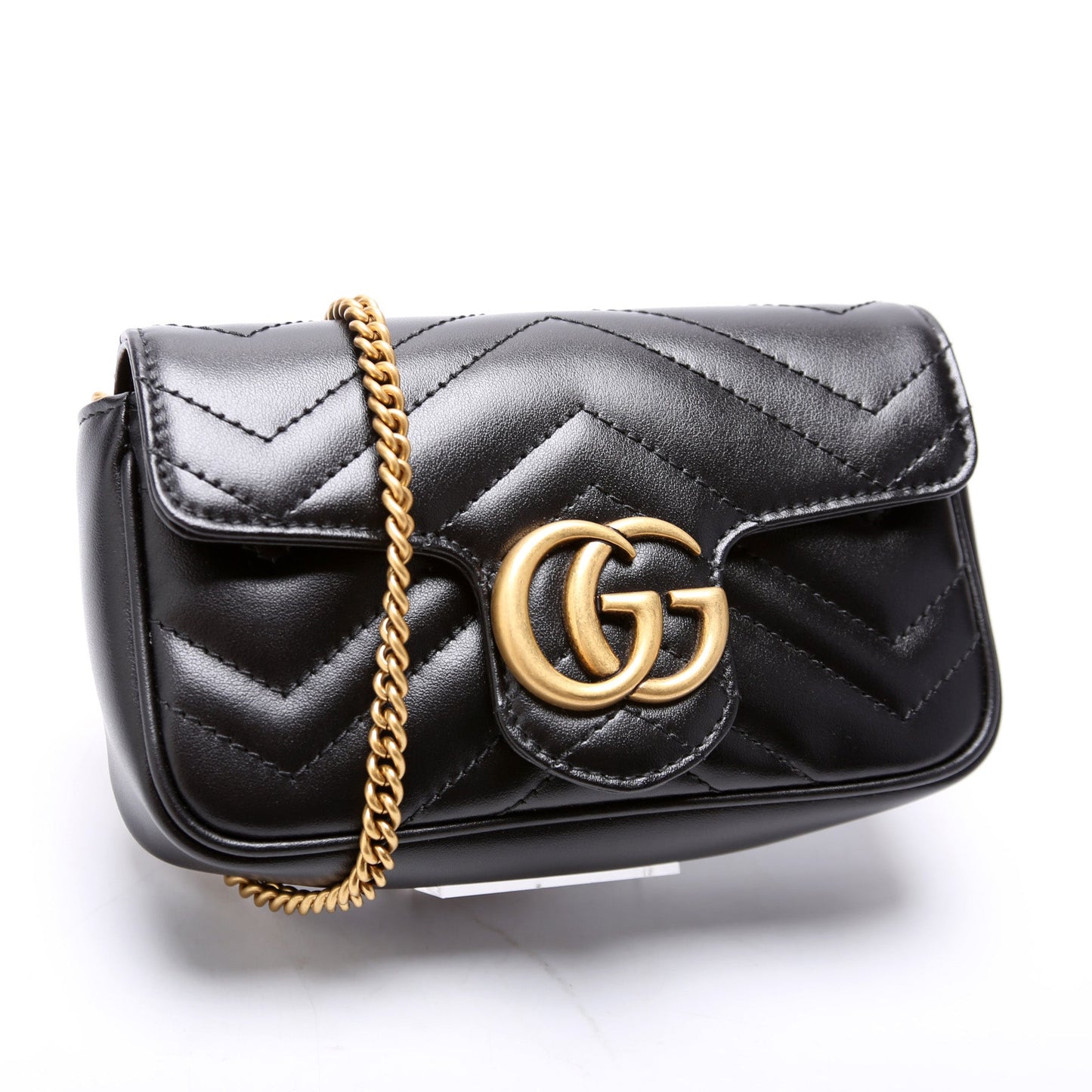 Gucci Marmont Super Leather Mini Flap Travel Bag Flap 4